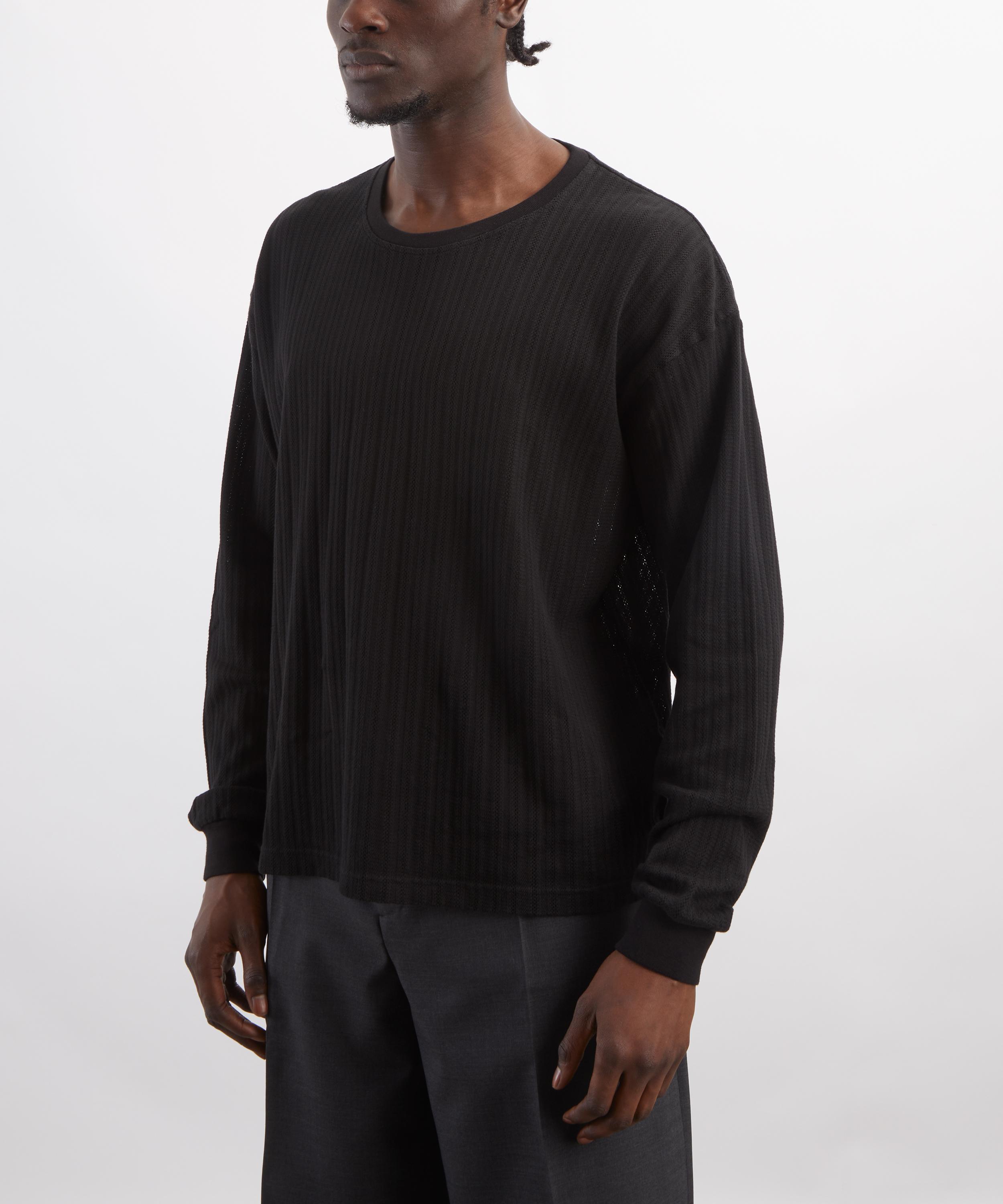 mfpen - Black Relaxed Long-Sleeve T-Shirt image number 2