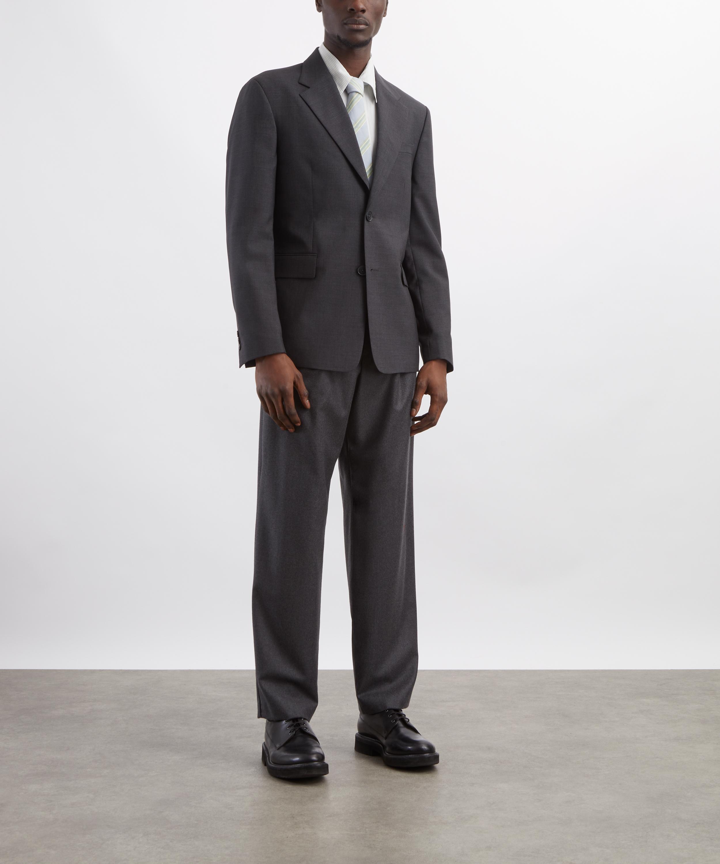 mfpen - Dark Grey Single-Breasted Blazer image number 1