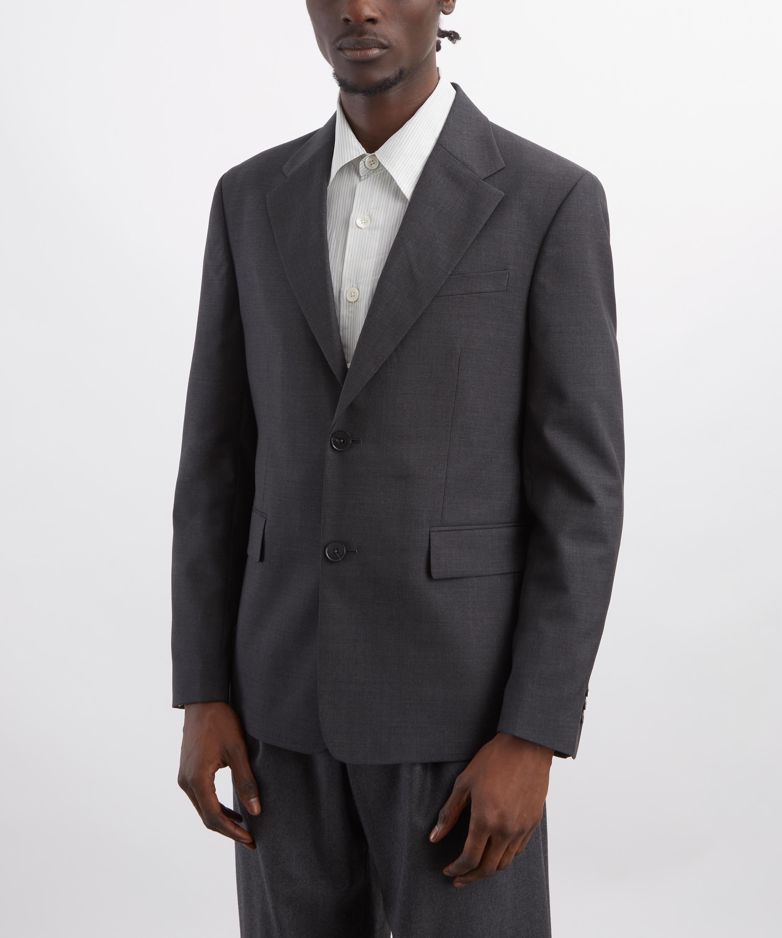 mfpen - Dark Grey Single-Breasted Blazer image number 2