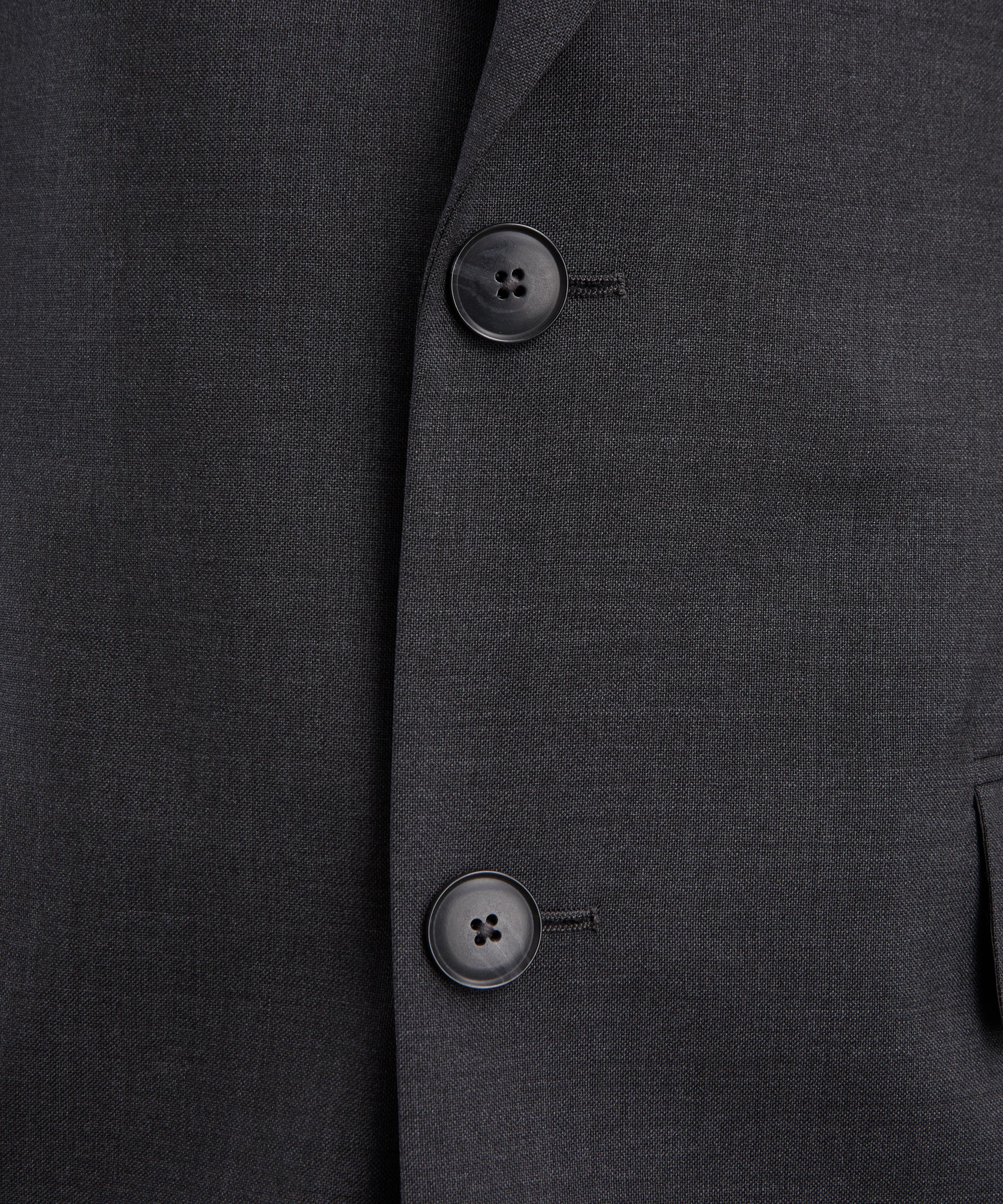 mfpen - Dark Grey Single-Breasted Blazer image number 4