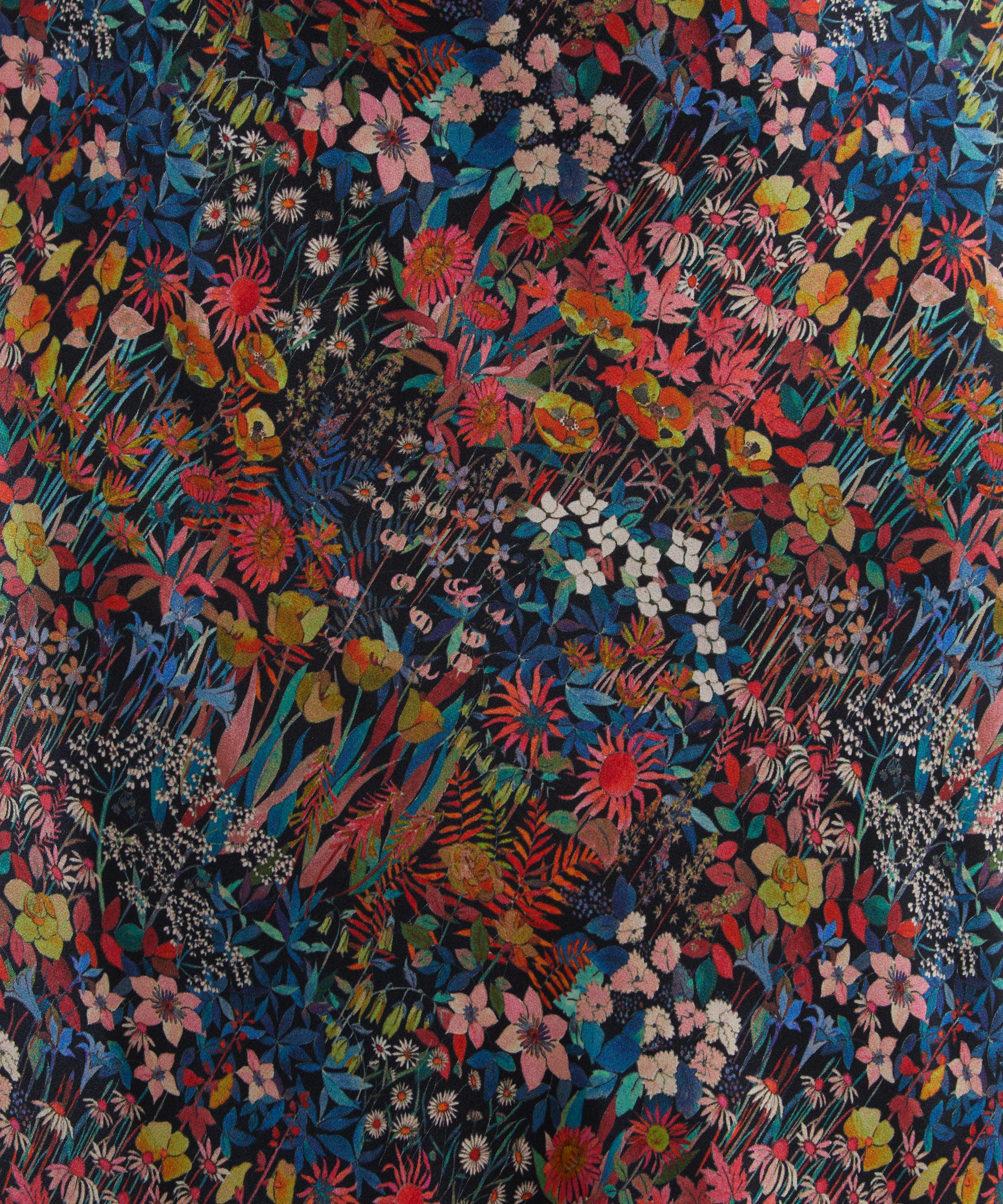 Liberty - Faria Flowers Silk Twill Slip Skirt image number 4
