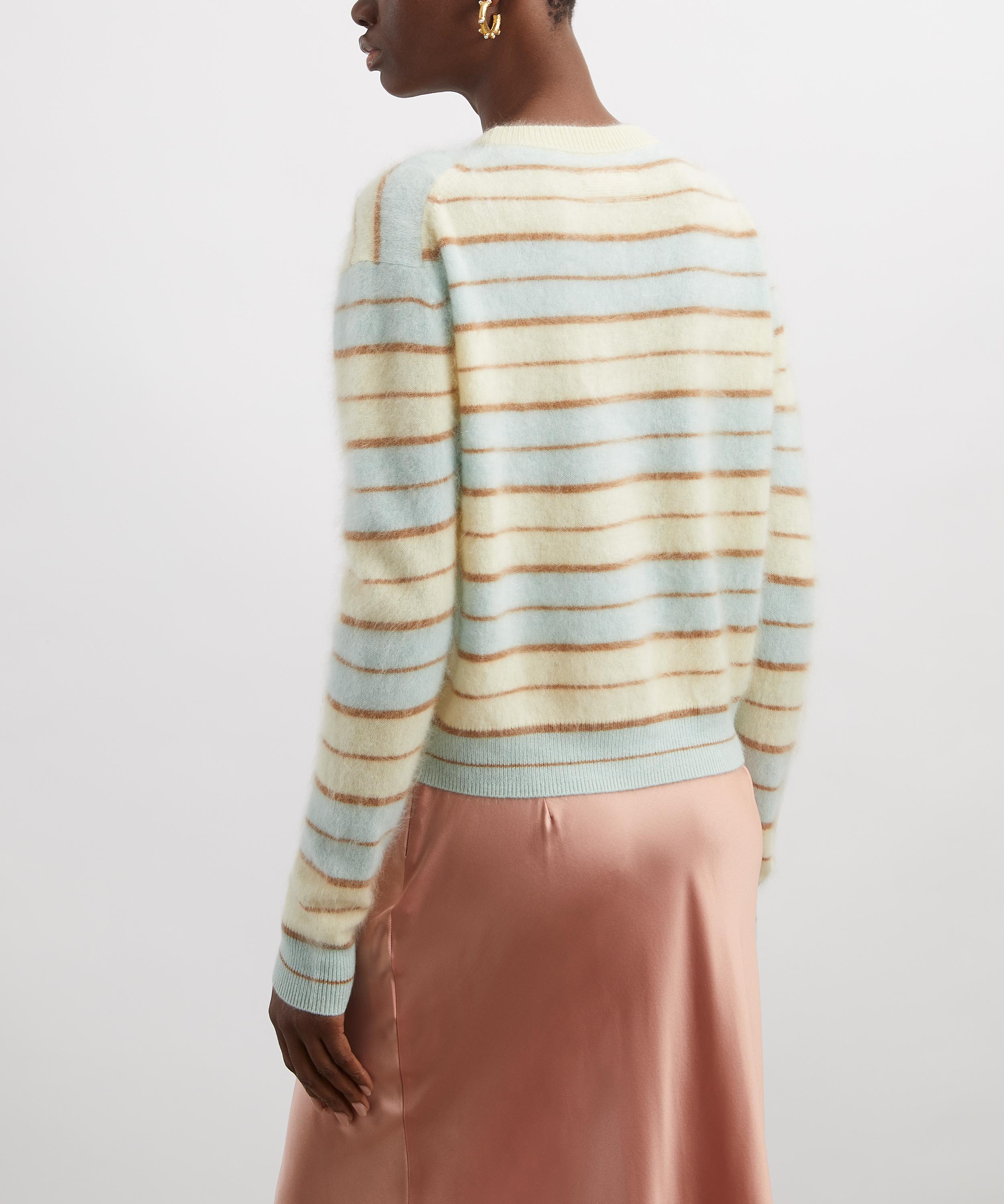 Guest In Residence - Grizzly Stripe Crew-Neck Jumper image number 3