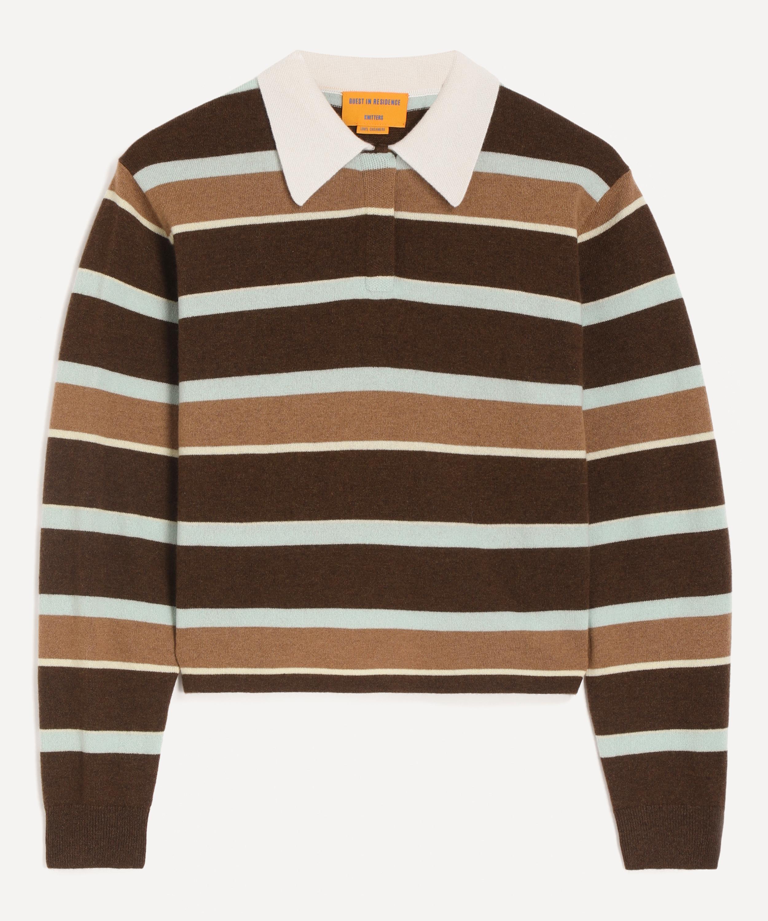 Guest In Residence - Cropped Stripe Rugby Jumper image number 0