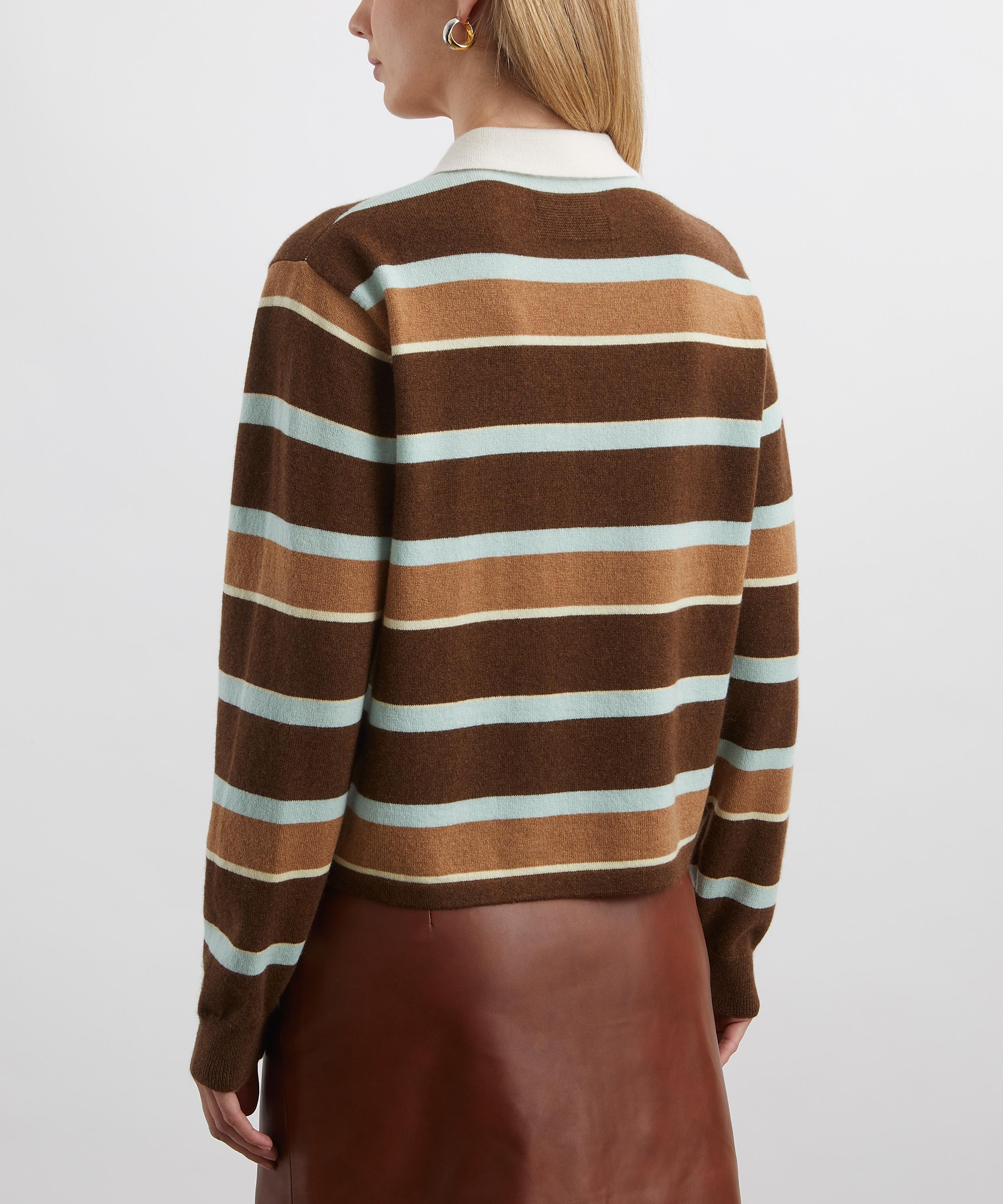 Guest In Residence - Cropped Stripe Rugby Jumper image number 3