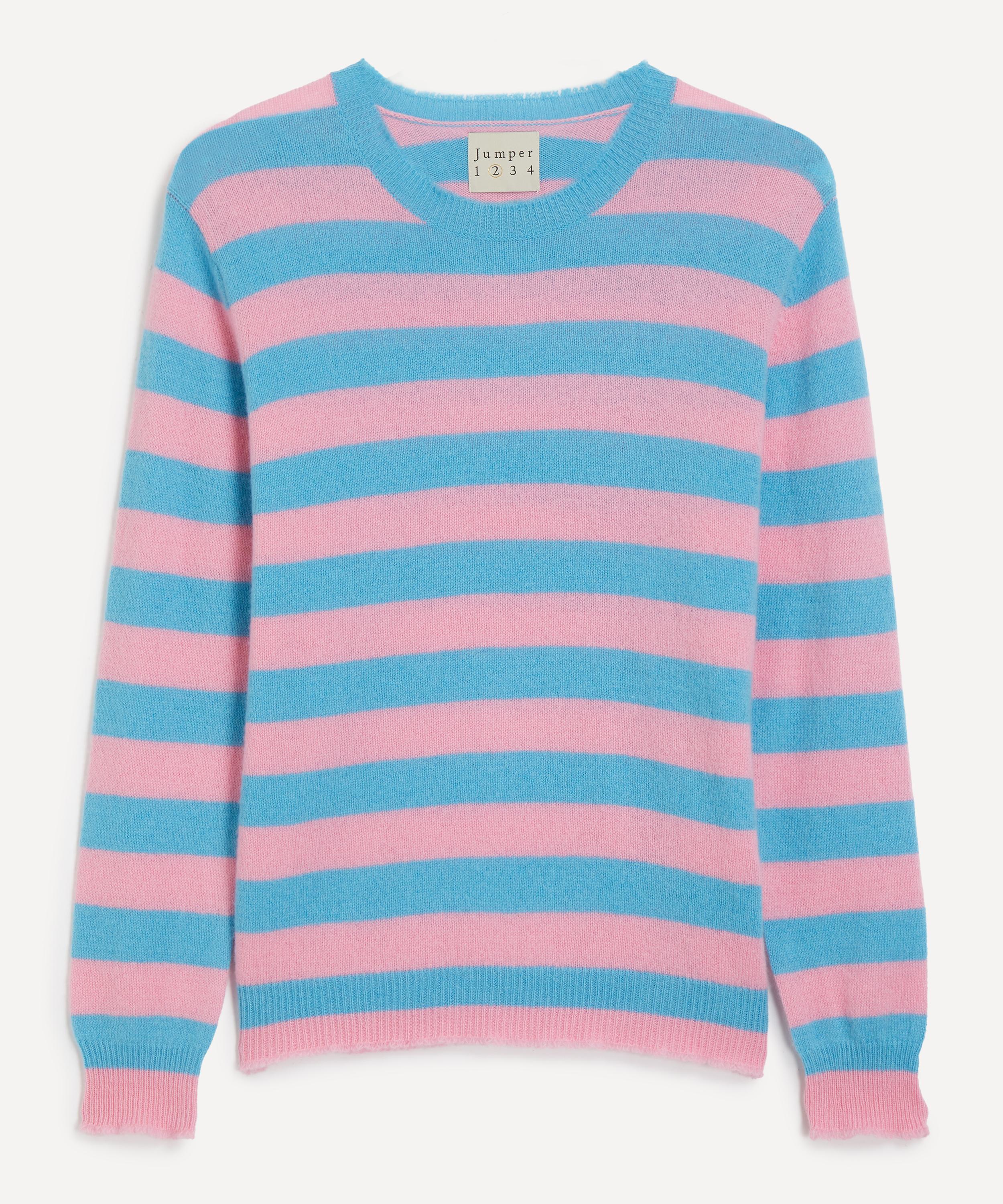 Jumper 1234 - Stripe Distressed Cashmere Jumper