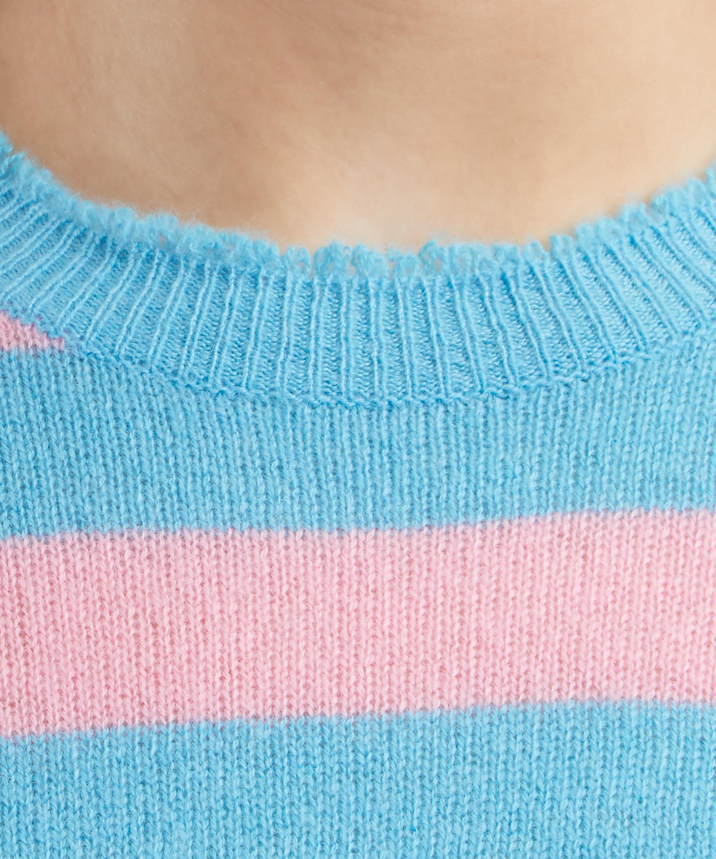 Jumper 1234 - Stripe Distressed Cashmere Jumper image number 4