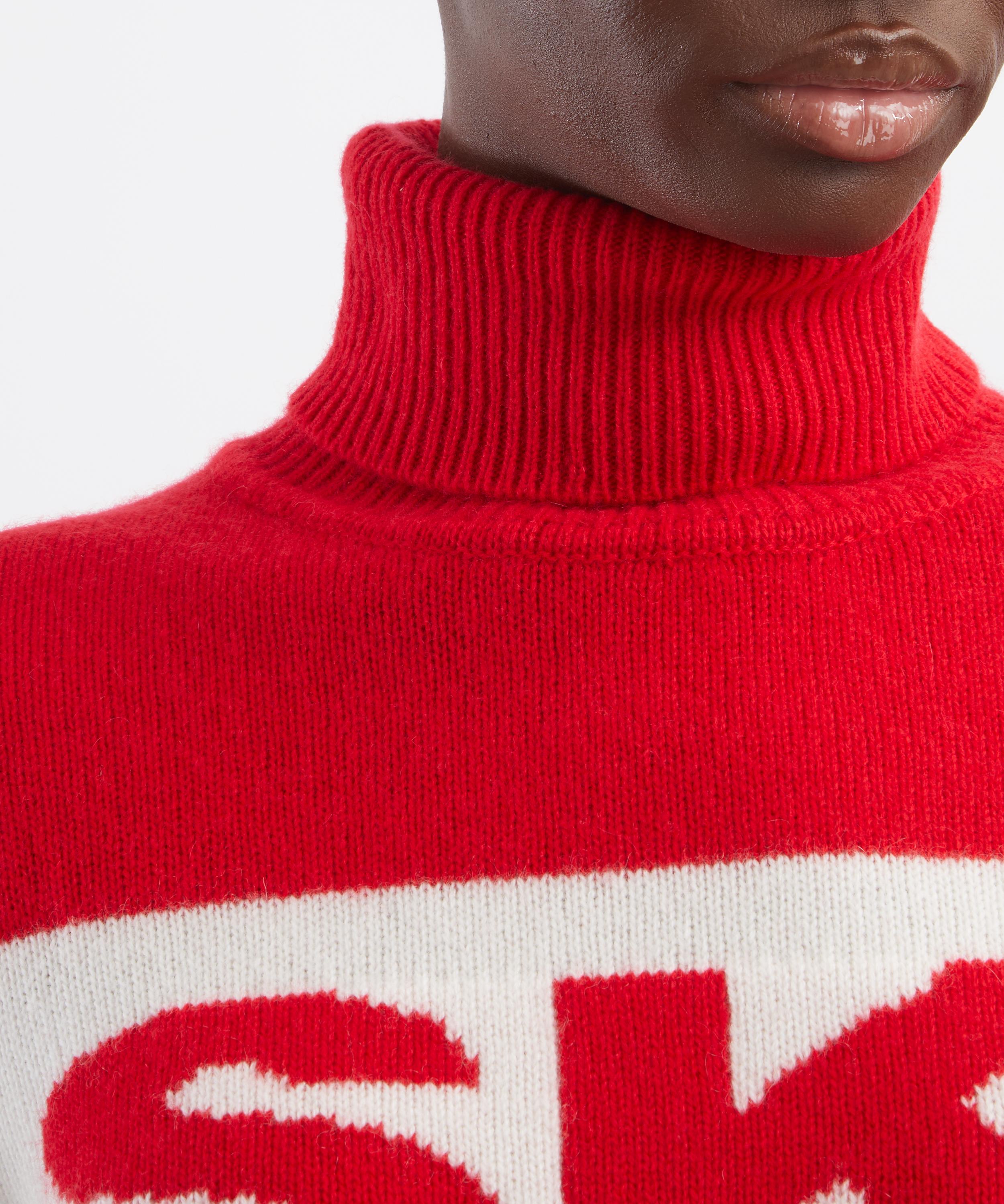 Jumper 1234 - Ski Cashmere Turtleneck Jumper image number 4