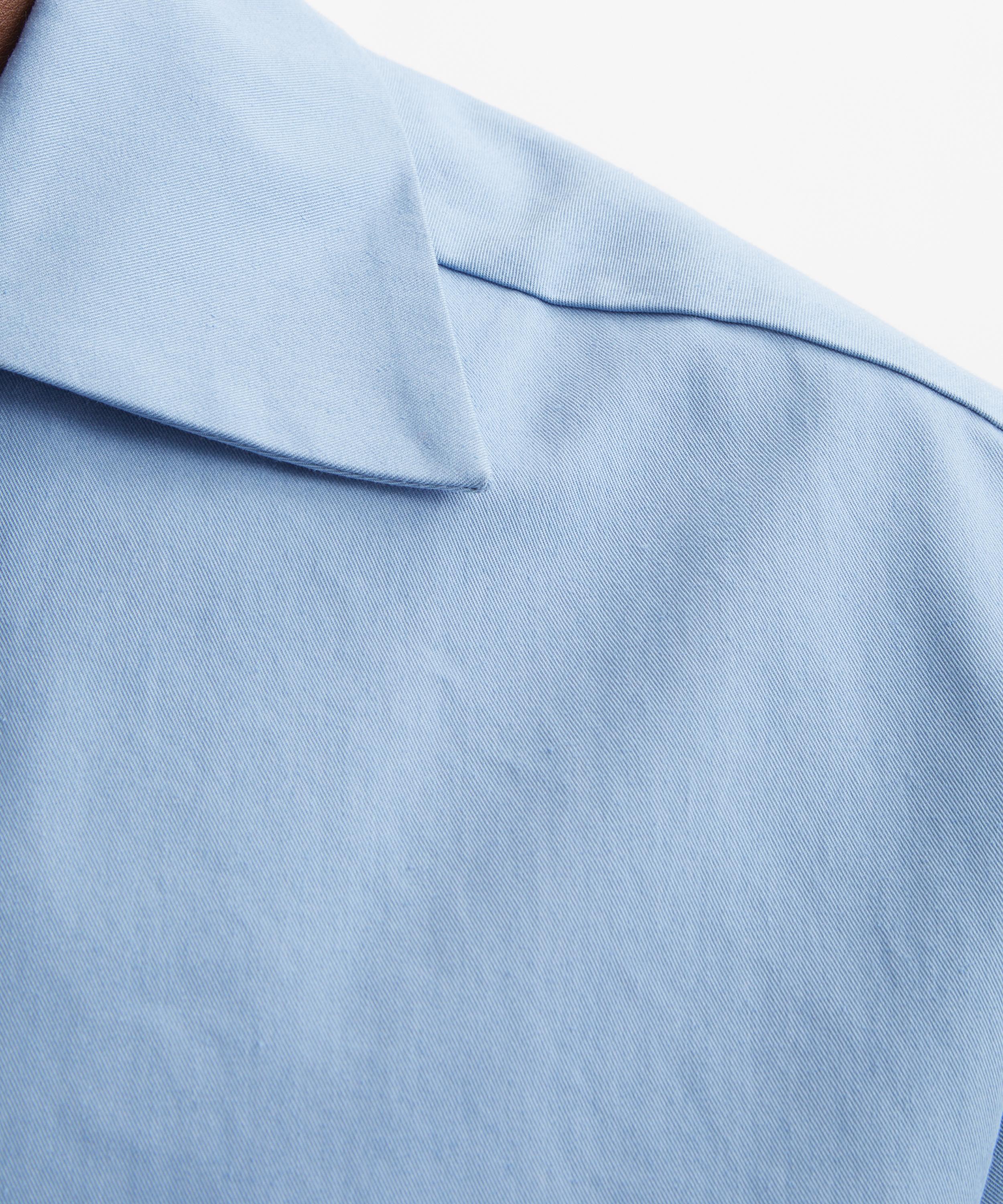 Seventh - M5 Azure Blue Cuban Shirt image number 4