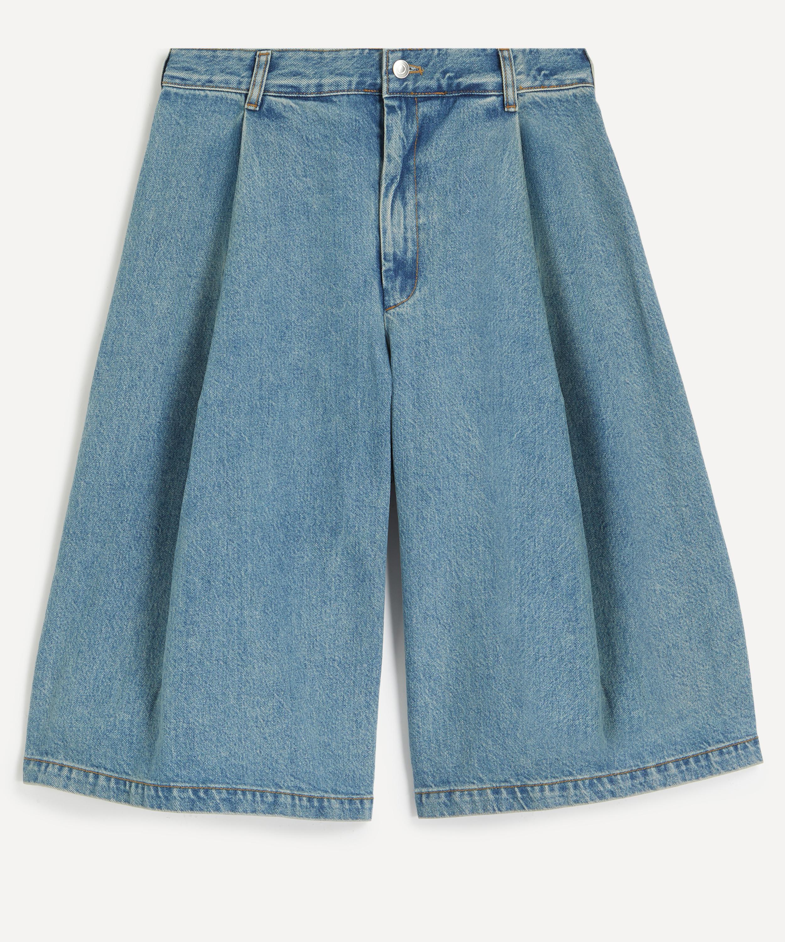 Seventh - Denim 410 Bermuda Jean Shorts in Vintage Tide Blue Wash