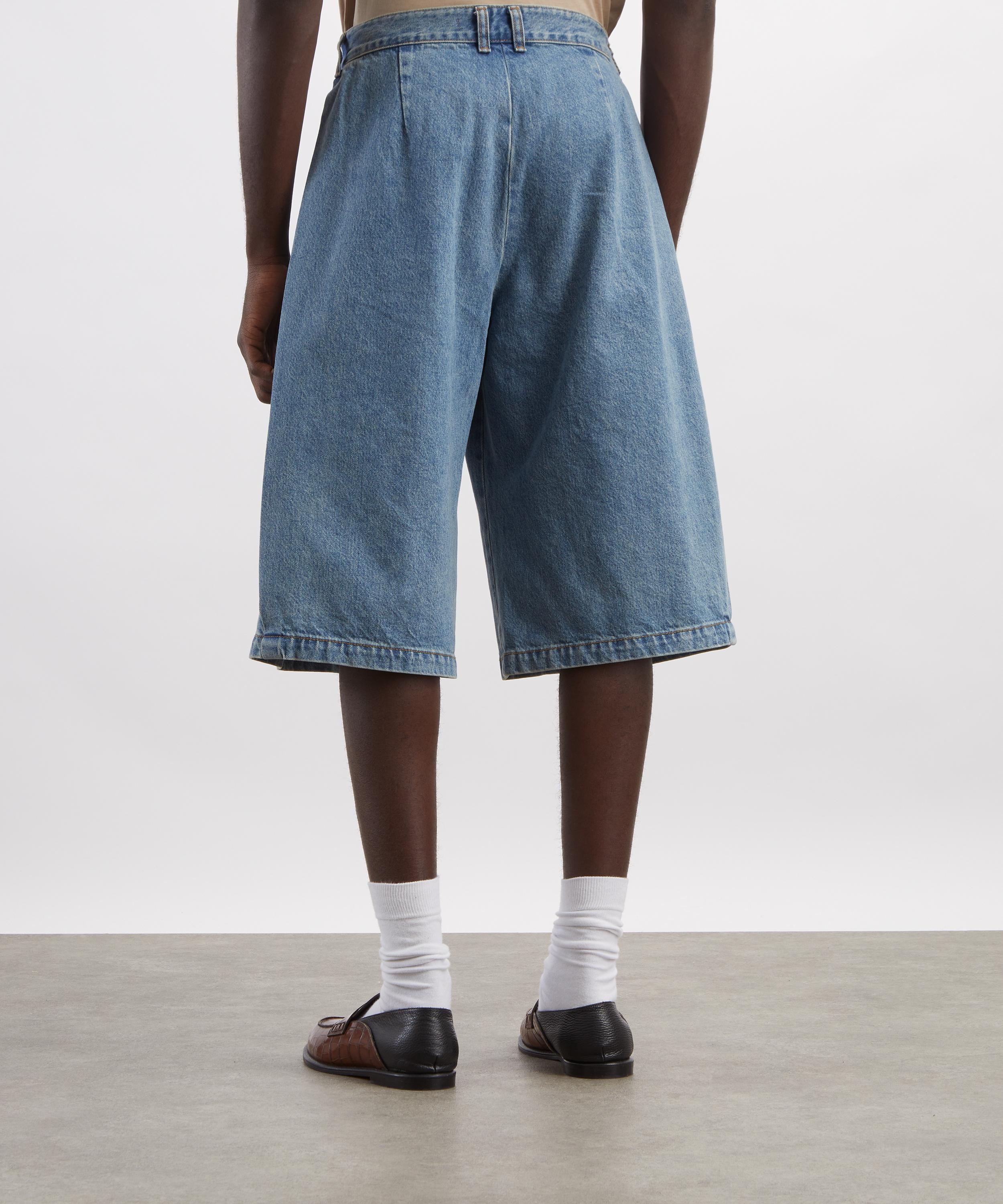 Seventh - Denim 410 Bermuda Jean Shorts in Vintage Tide Blue Wash image number 3