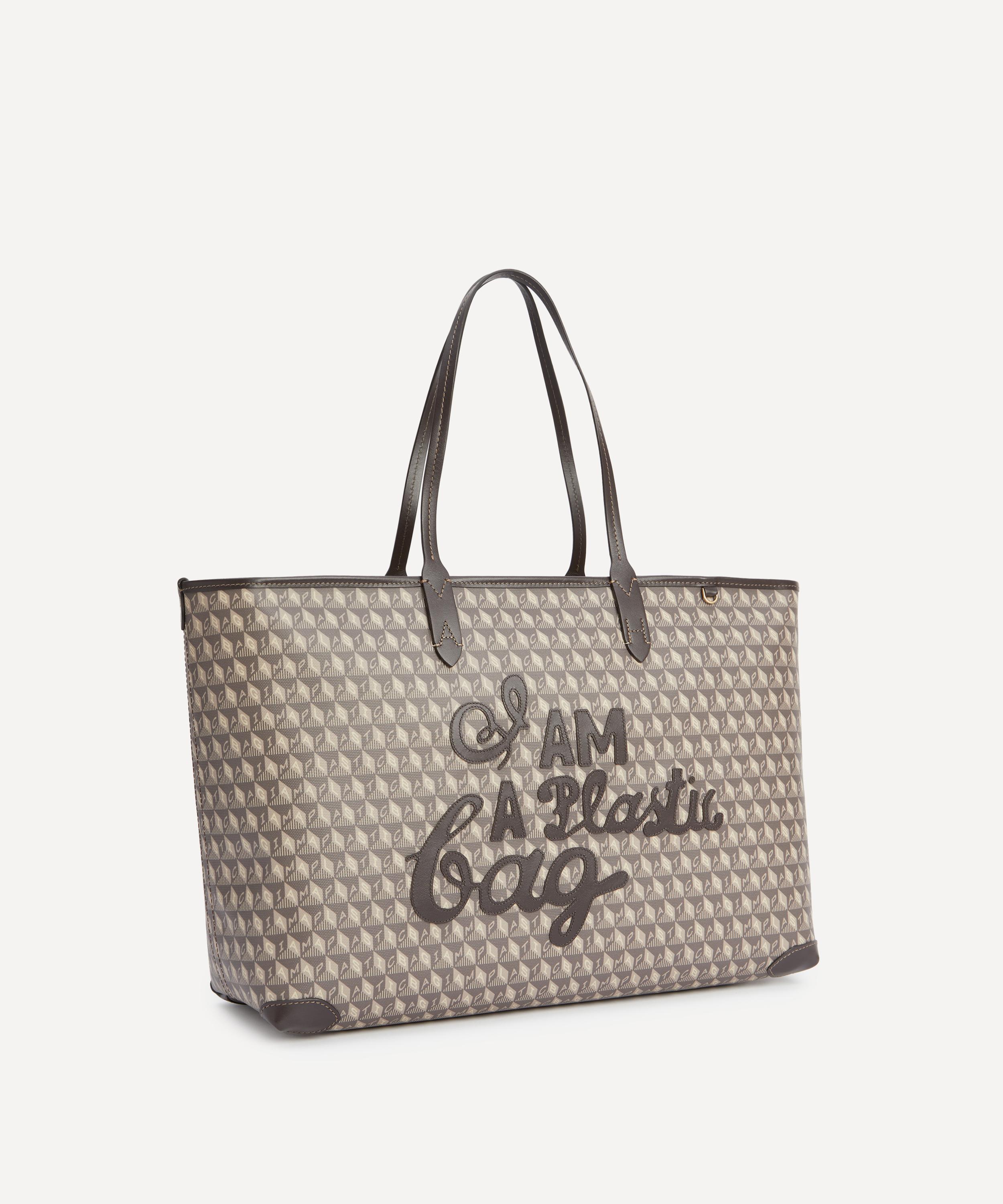 Anya Hindmarch - I Am A Plastic Bag Zipped Motif Tote Bag image number 1