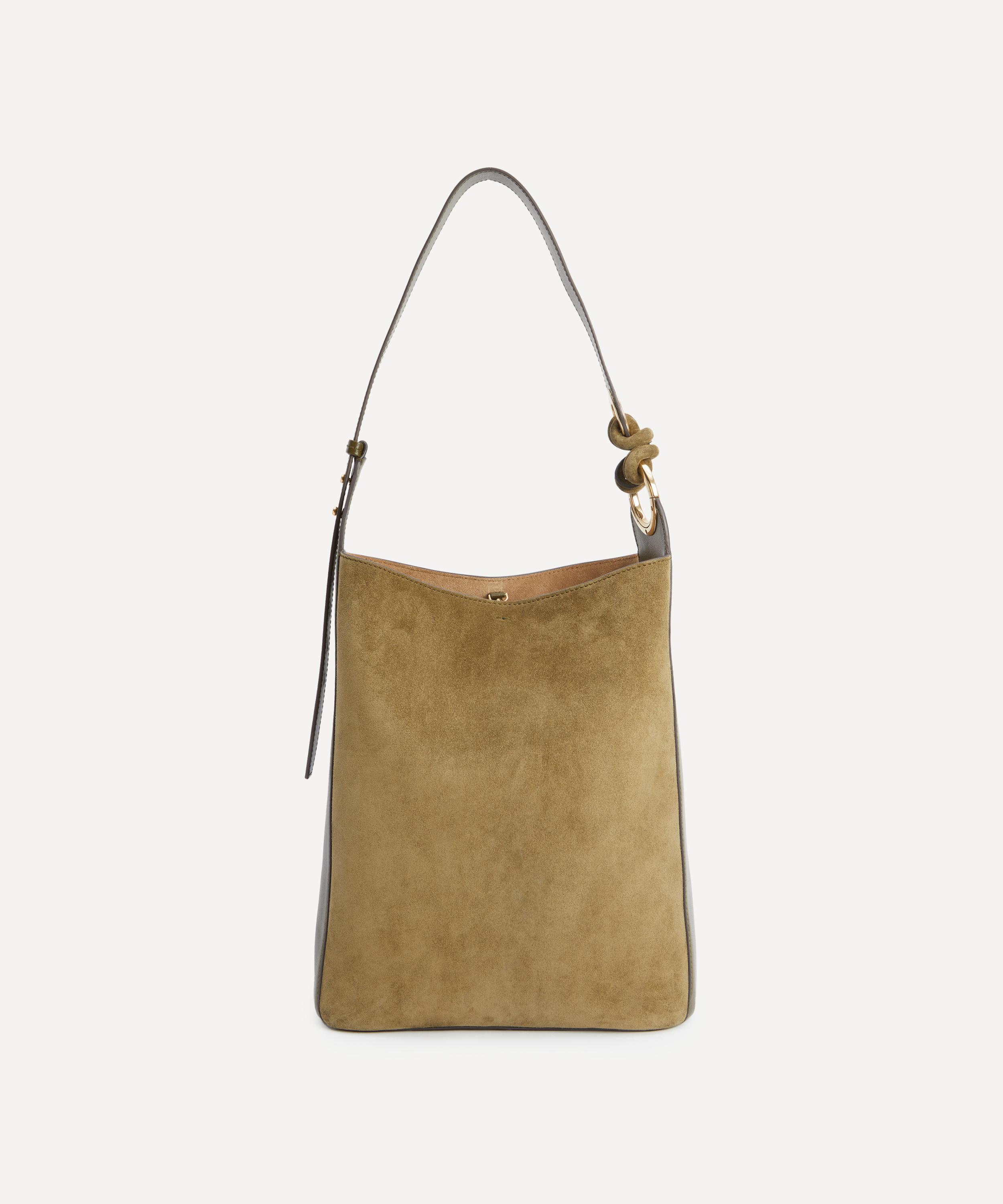 Anya Hindmarch - Green Ringo Suede Shoulder Bag