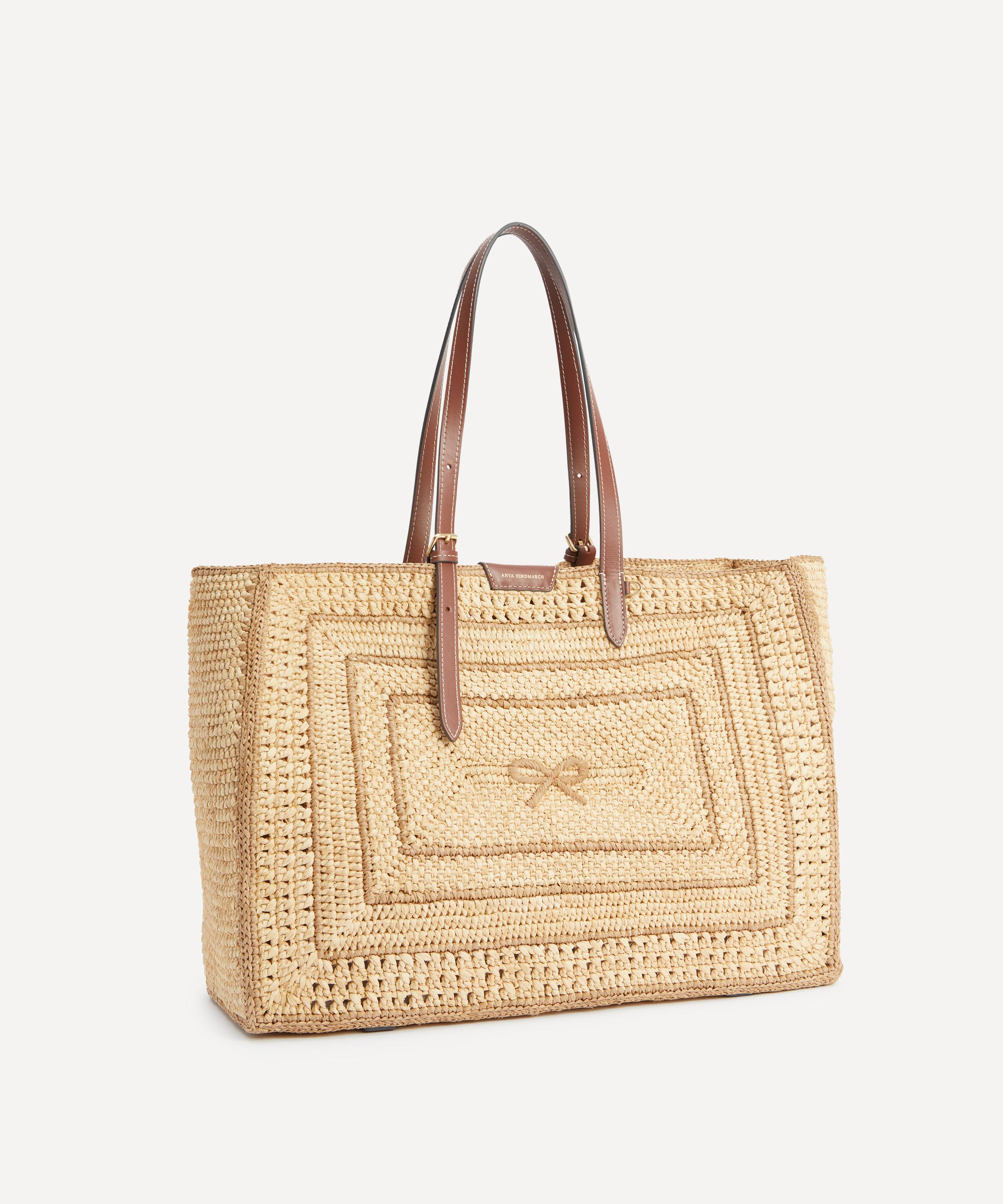 Anya Hindmarch - Raffia Bow Tote Bag image number 1
