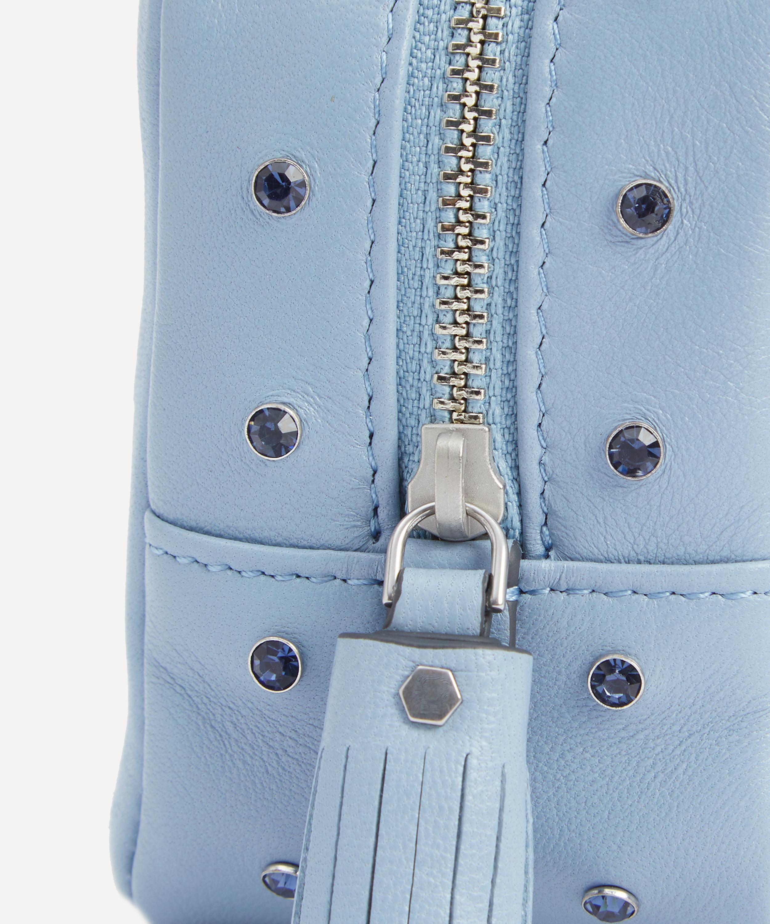 Anya Hindmarch - Blue Crystal Embellished Important Things Pouch image number 3