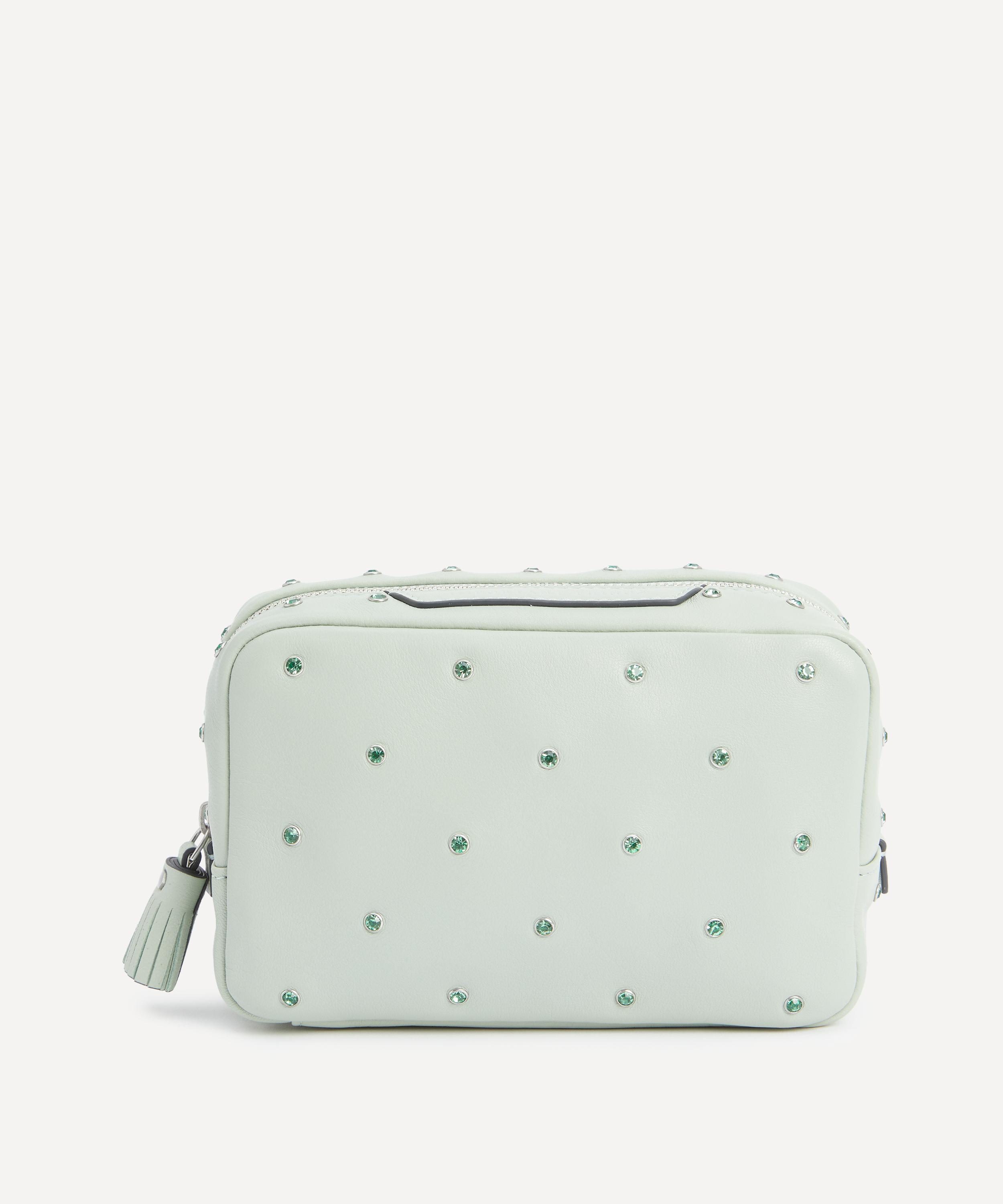 Anya Hindmarch - Green Crystal Embellished Important Things Pouch