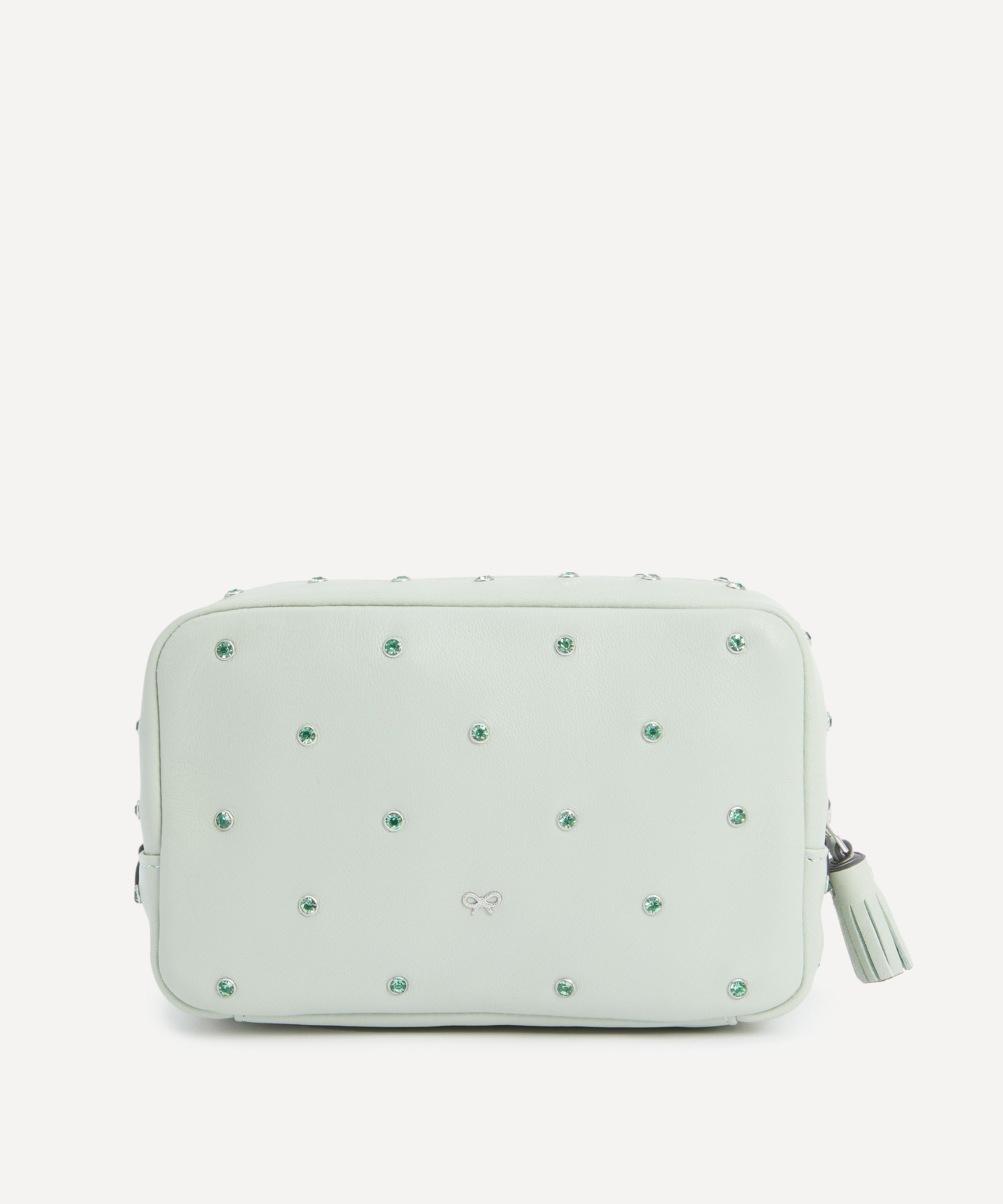 Anya Hindmarch - Green Crystal Embellished Important Things Pouch image number 2