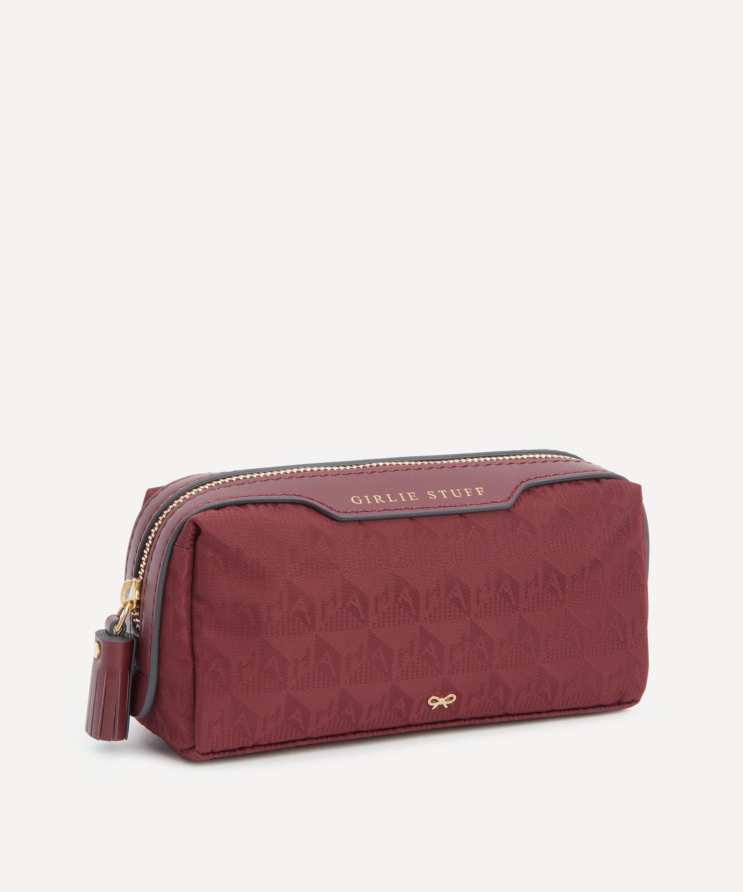 Anya Hindmarch - Red Logo Girlie Stuff Pouch image number 1