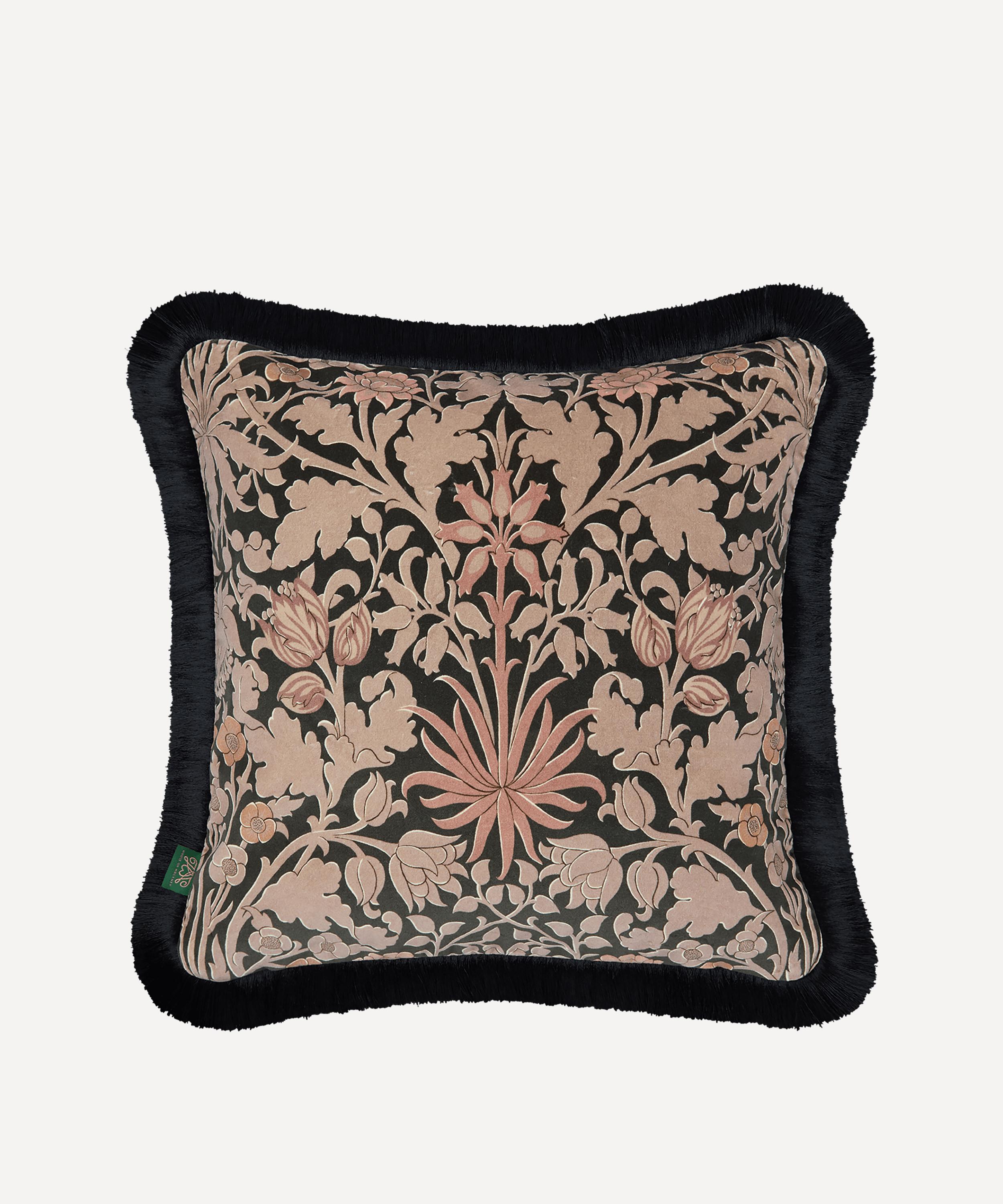 House of Hackney - Hyacinth Novellus Velvet Fringed Cushion image number 0