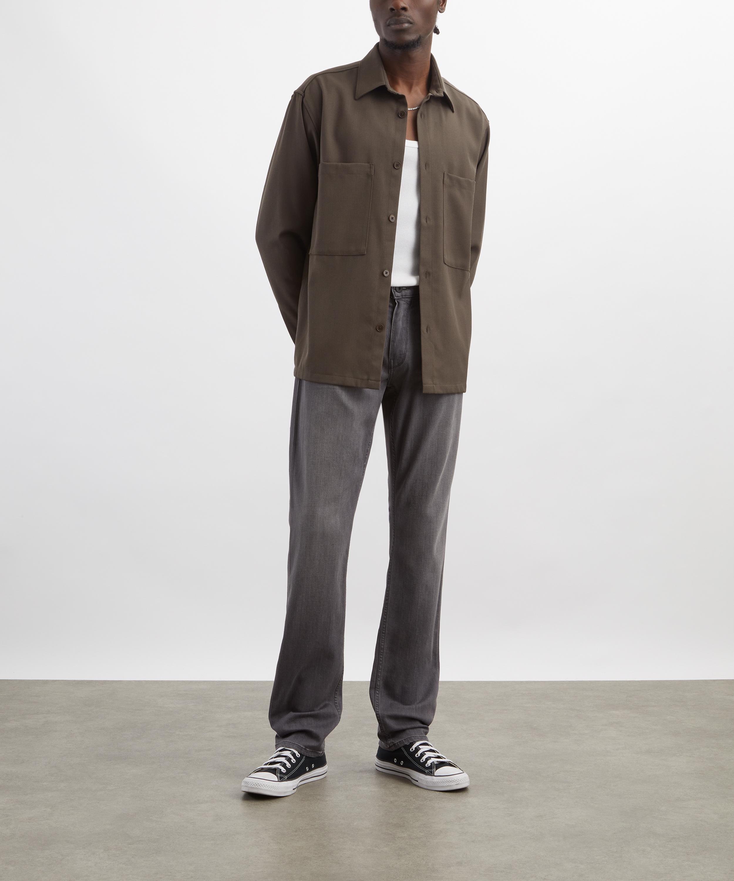 Paige - Federal Slim-Straight Jeans in Walter Noir image number 1