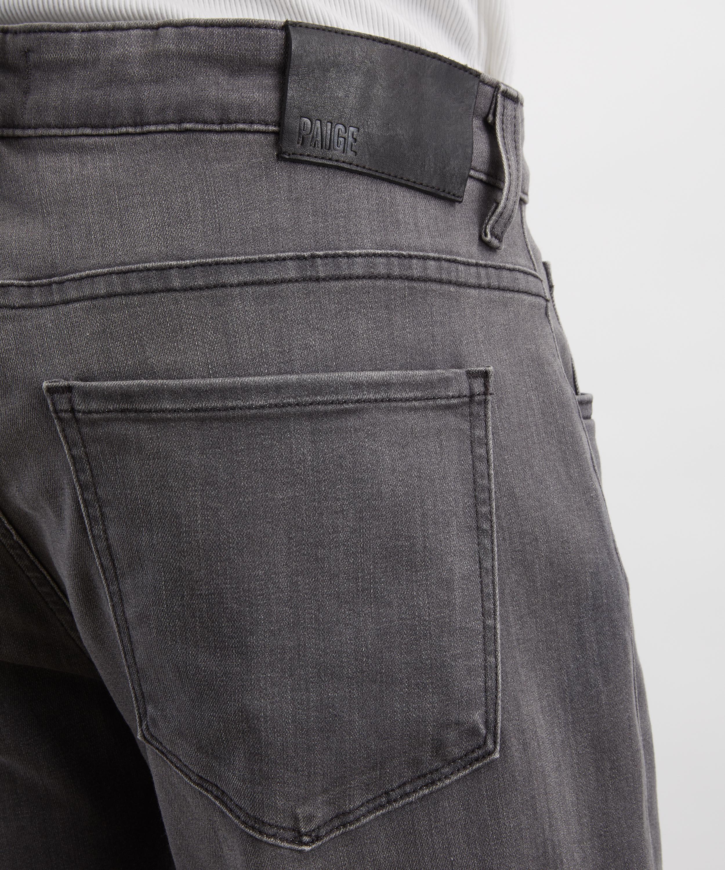 Paige - Federal Slim-Straight Jeans in Walter Noir image number 4