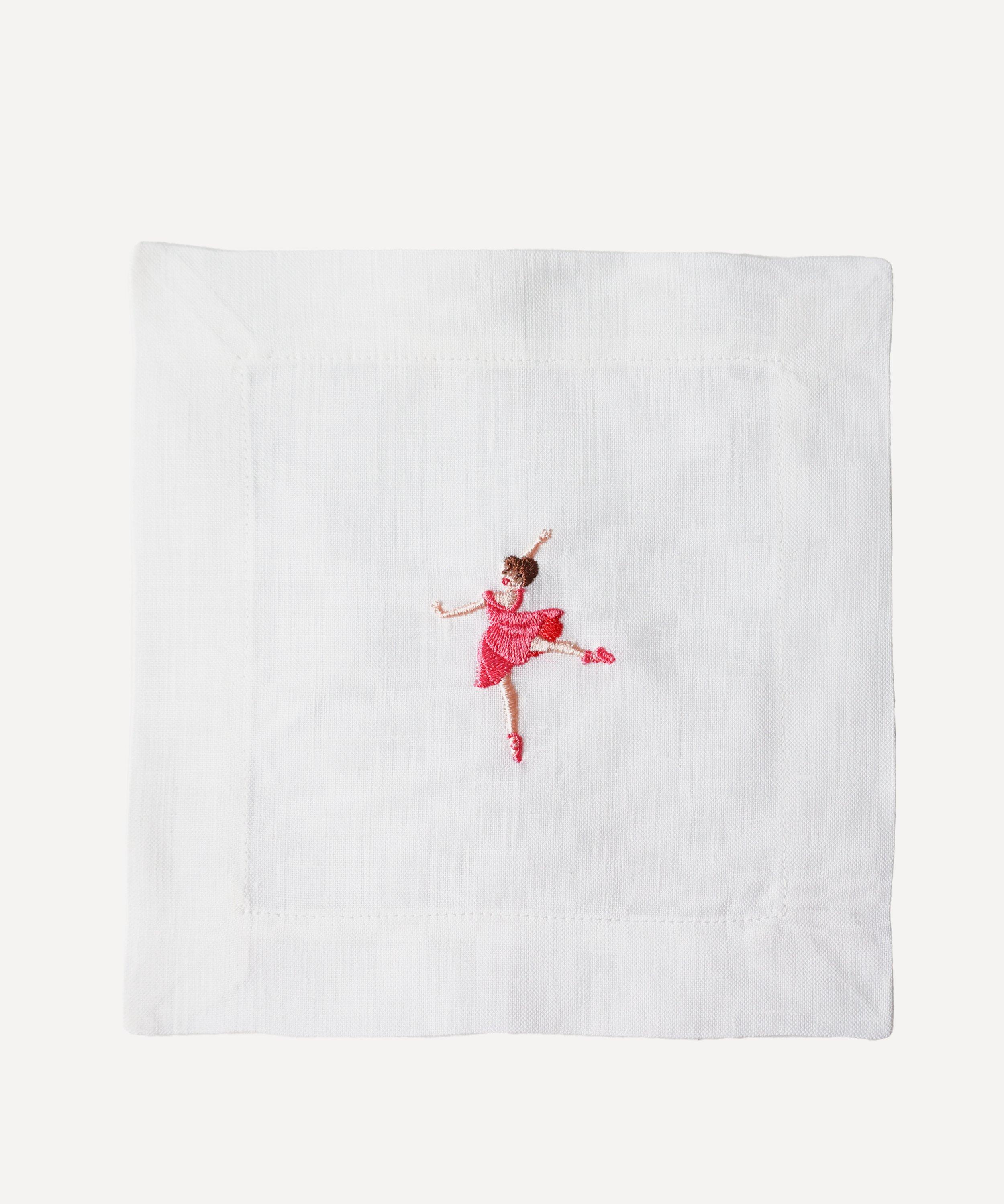 Lettermade - Ballerina Linen Cocktail Napkins Set of Four