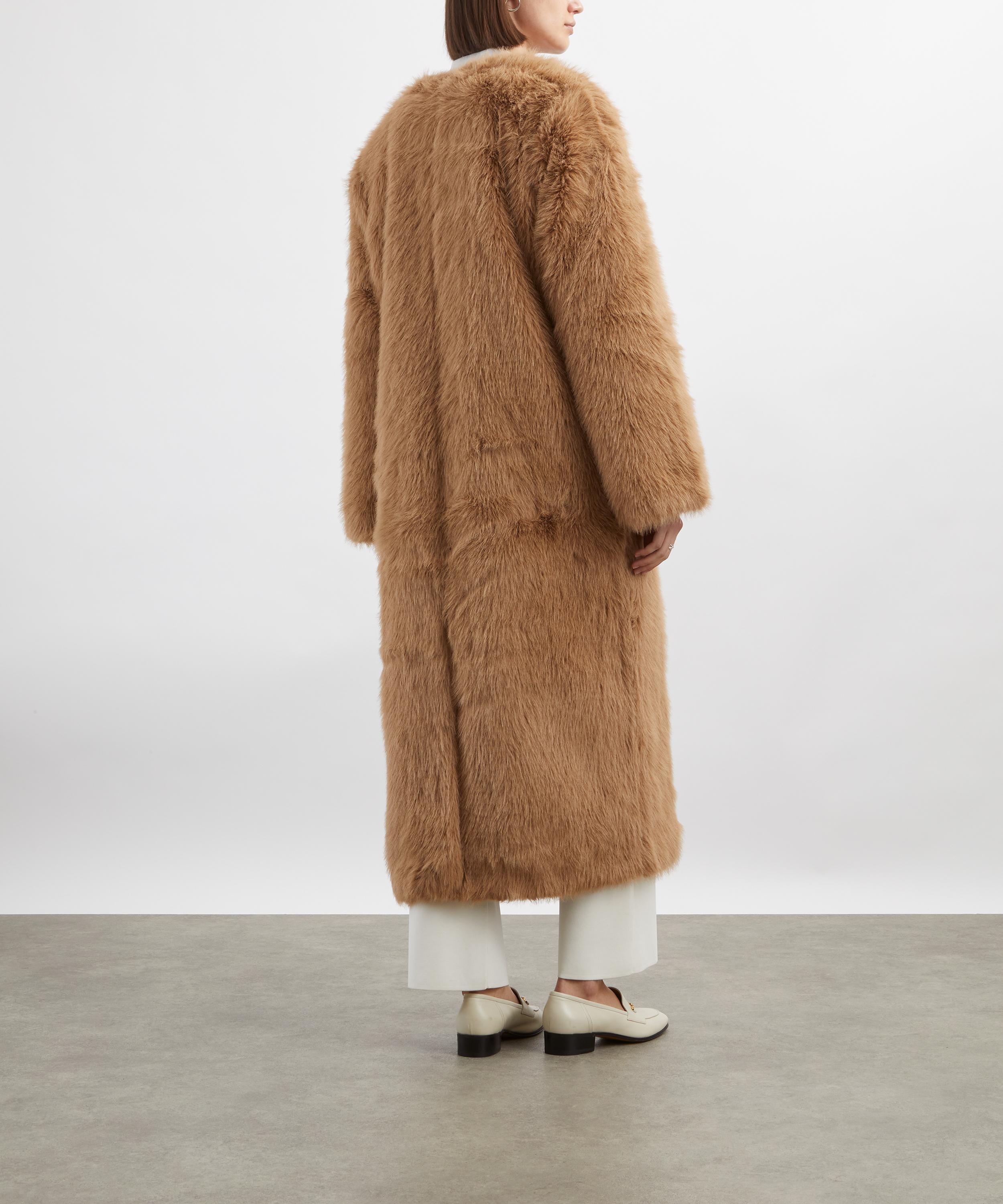 Stylein - Haiza Camel Faux-Fur Coat image number 3
