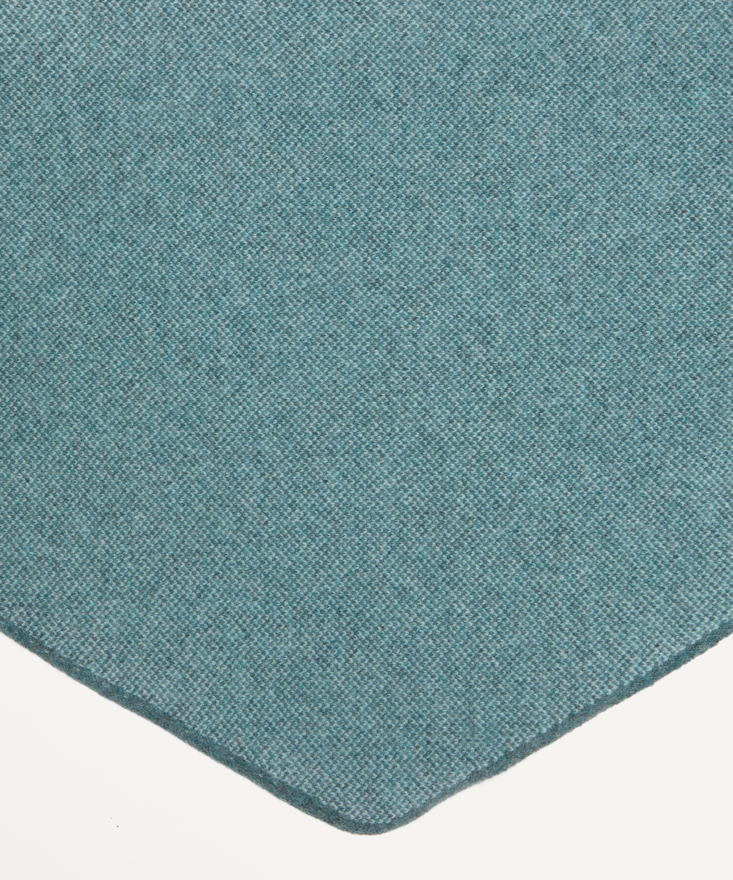 Quinton Chadwick - Triangle Aqua Lambswool Scarf image number 2