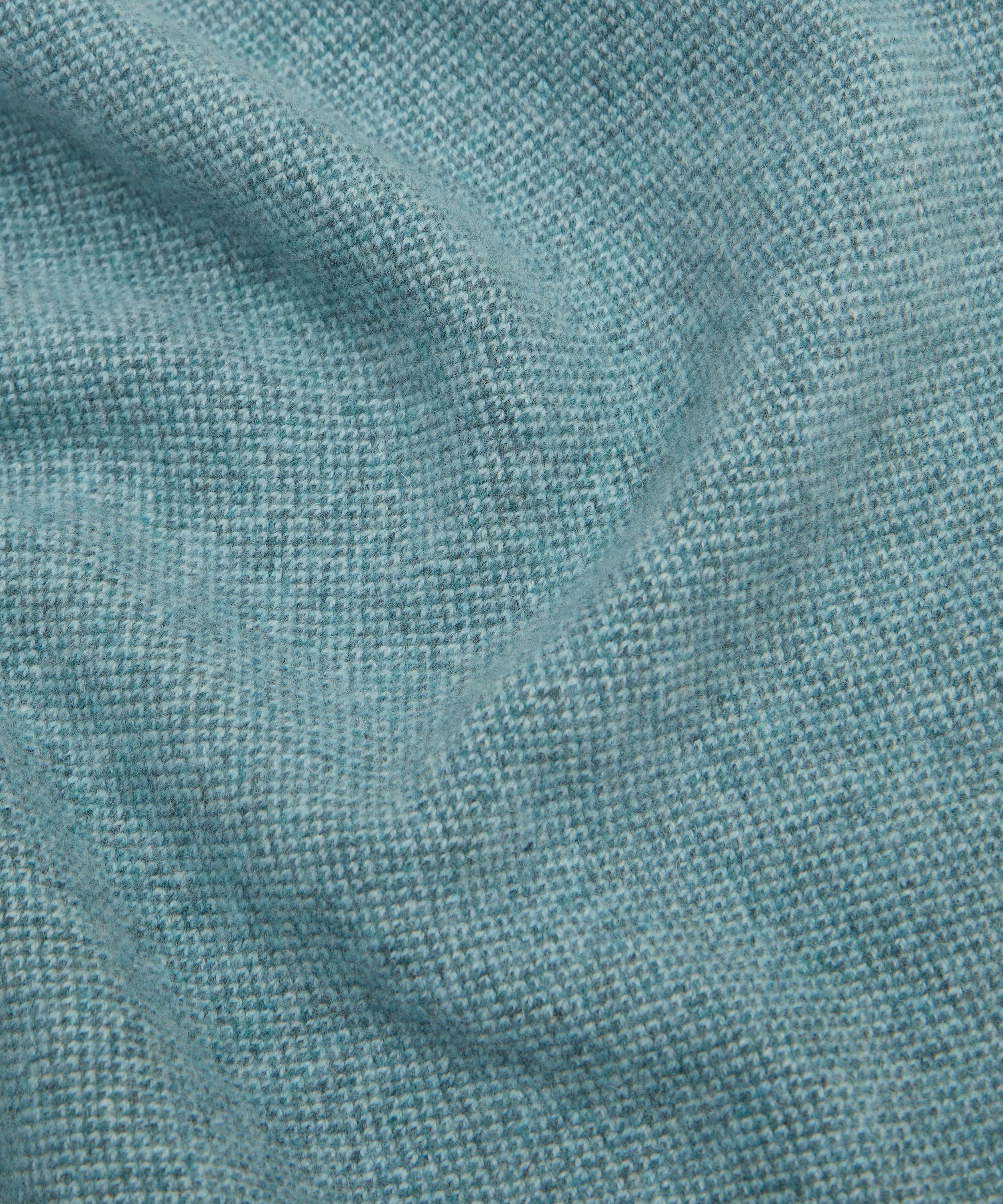 Quinton Chadwick - Triangle Aqua Lambswool Scarf image number 3