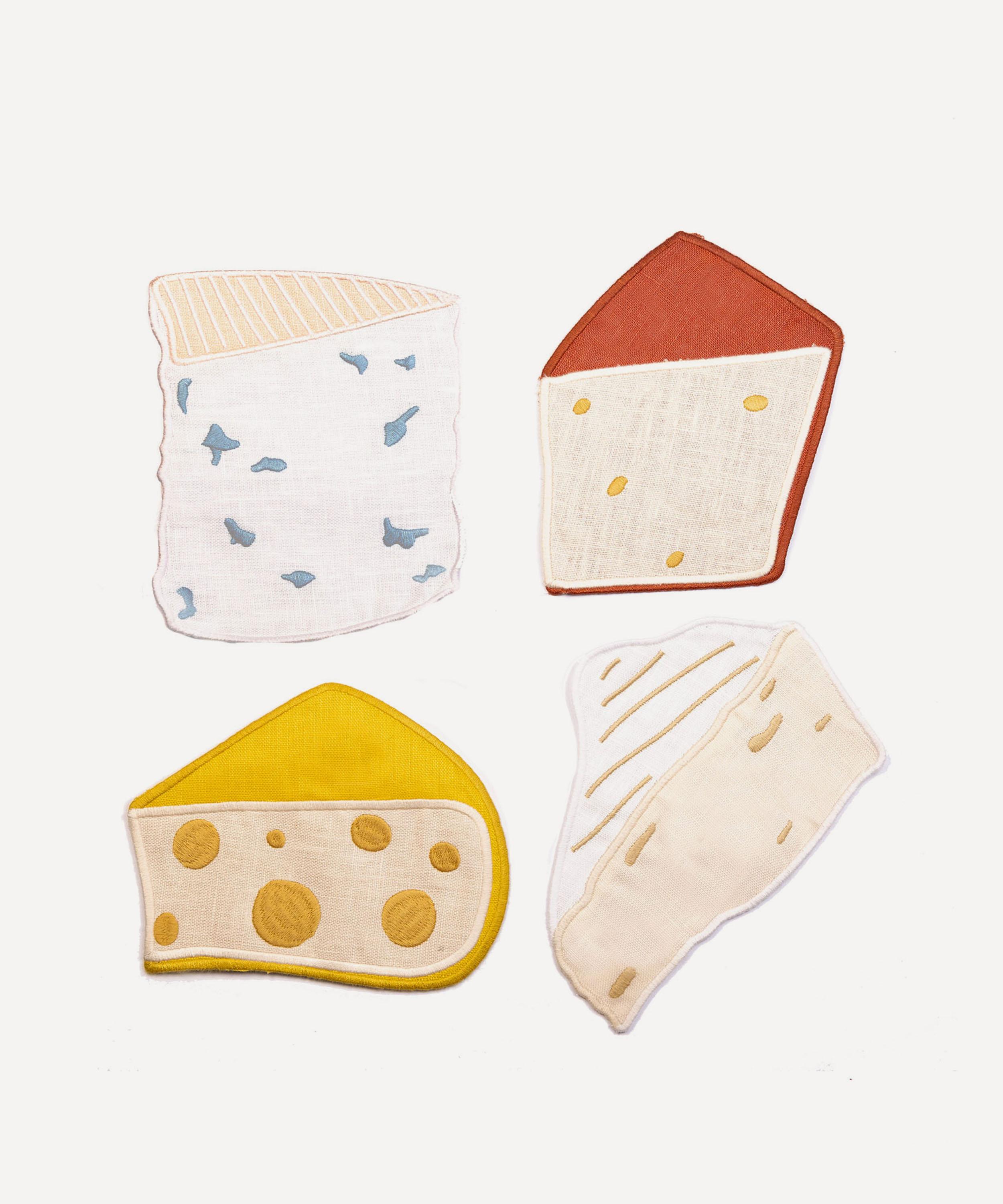 Piecework - Cheese Cocktail Napkins Set of 4