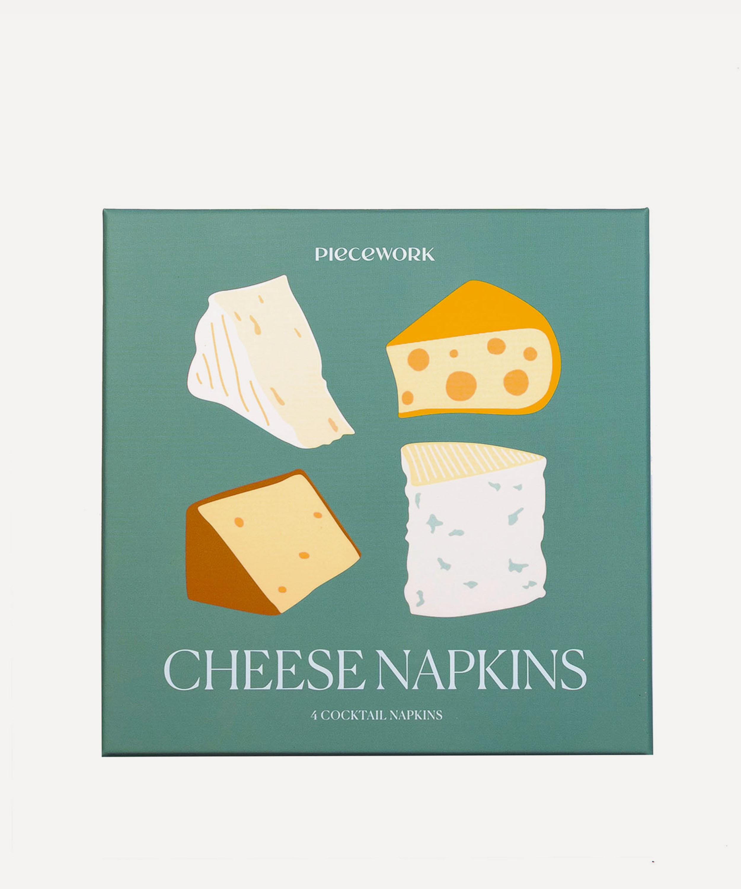 Piecework - Cheese Cocktail Napkins Set of 4 image number 3