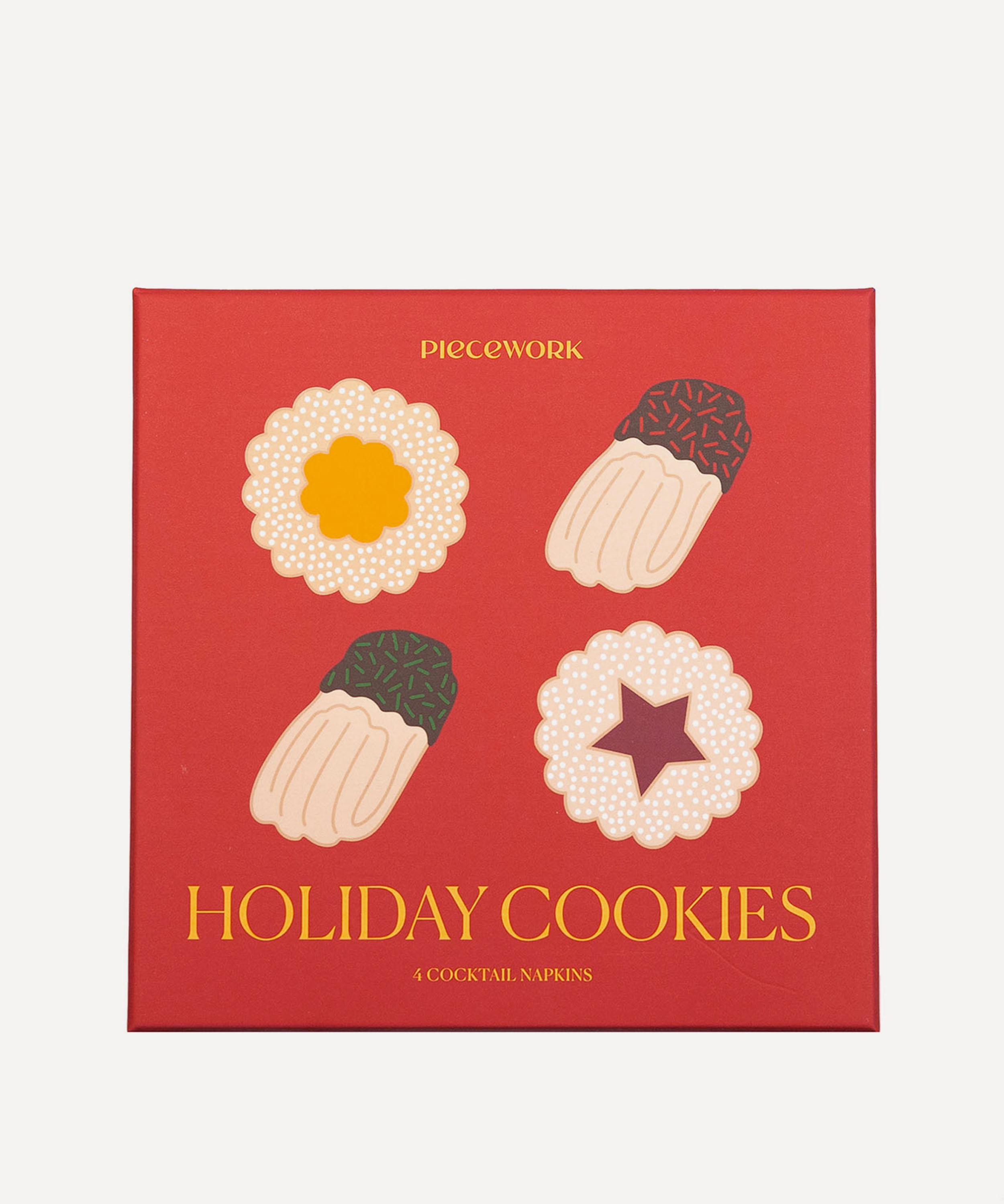 Piecework - Holiday Cookies Cocktail Napkins Set of 4 image number 3