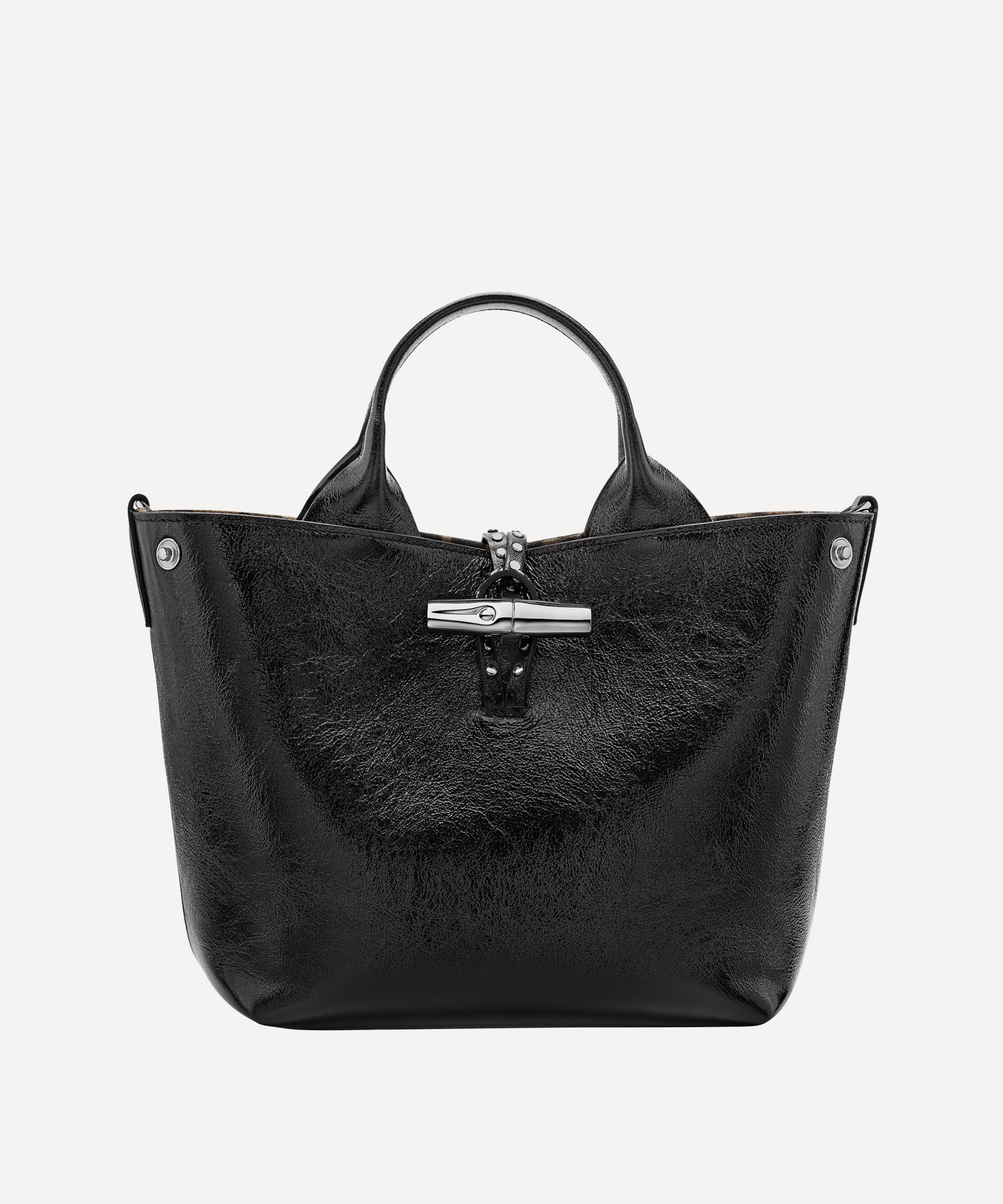 Longchamp - Small Le Roseau Rock Top Handle Bag image number 4