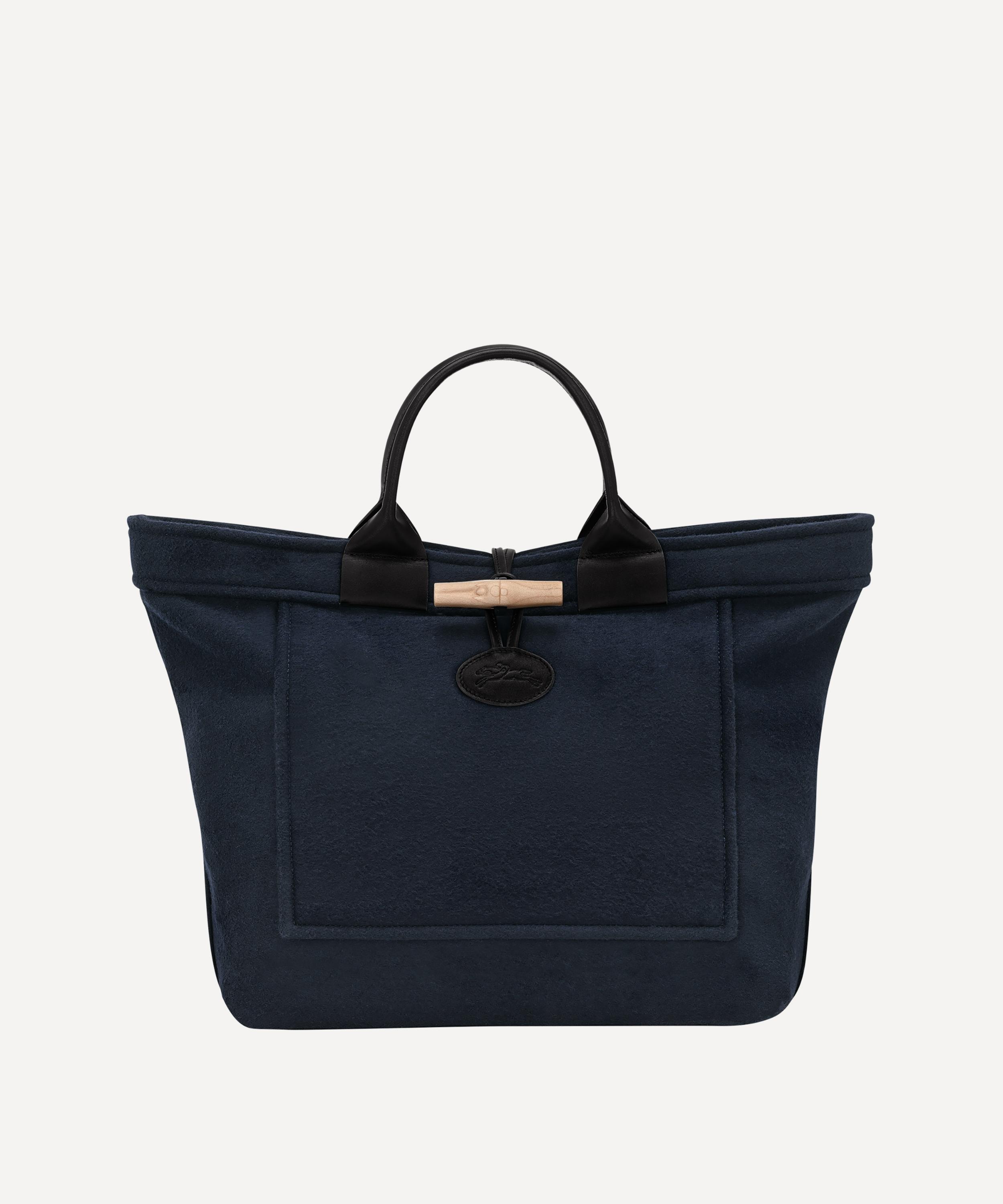 Longchamp - Le Roseau Toile Duffle Coat Tote Bag