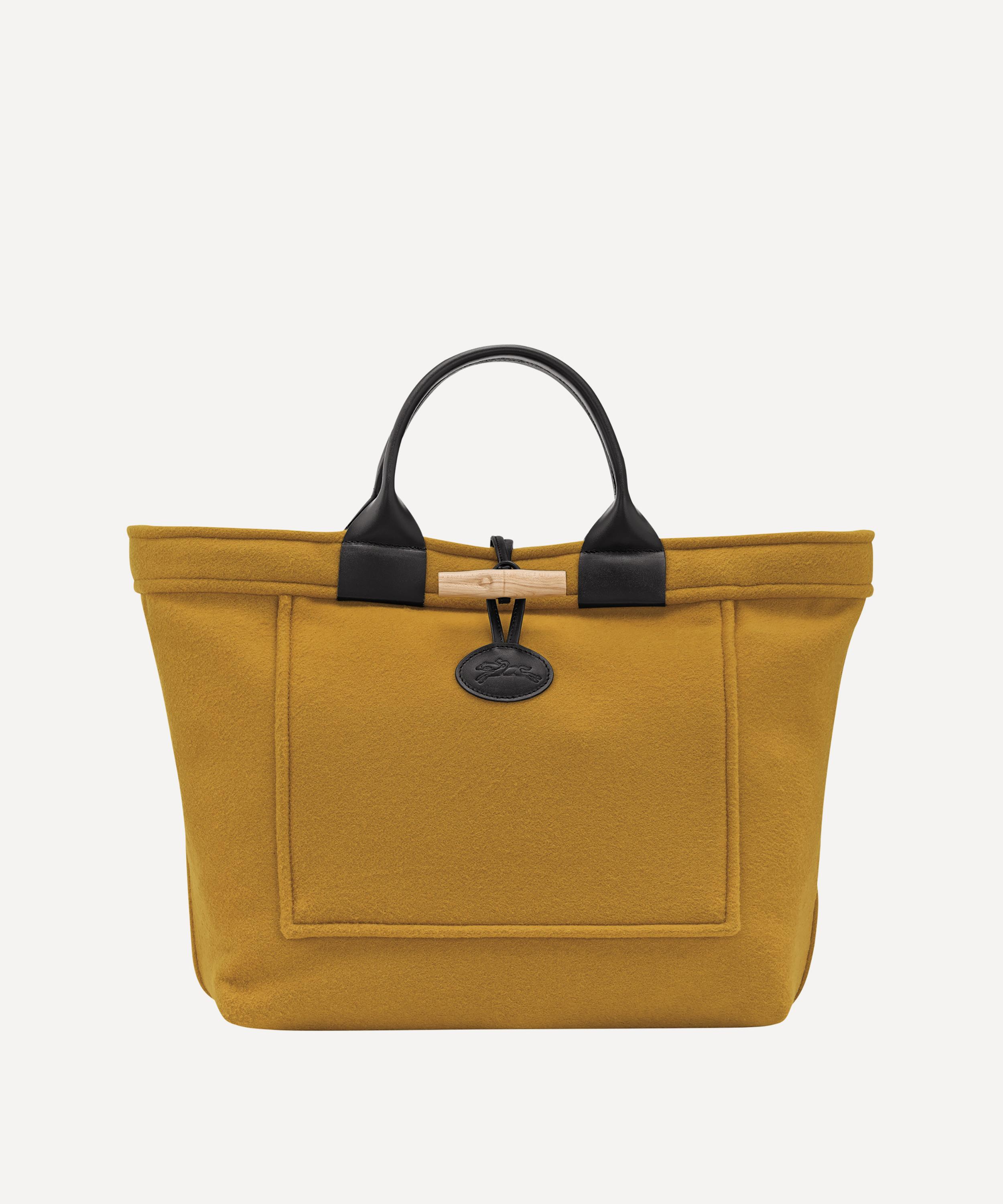 Longchamp - Le Roseau Toile Duffle Coat Tote Bag