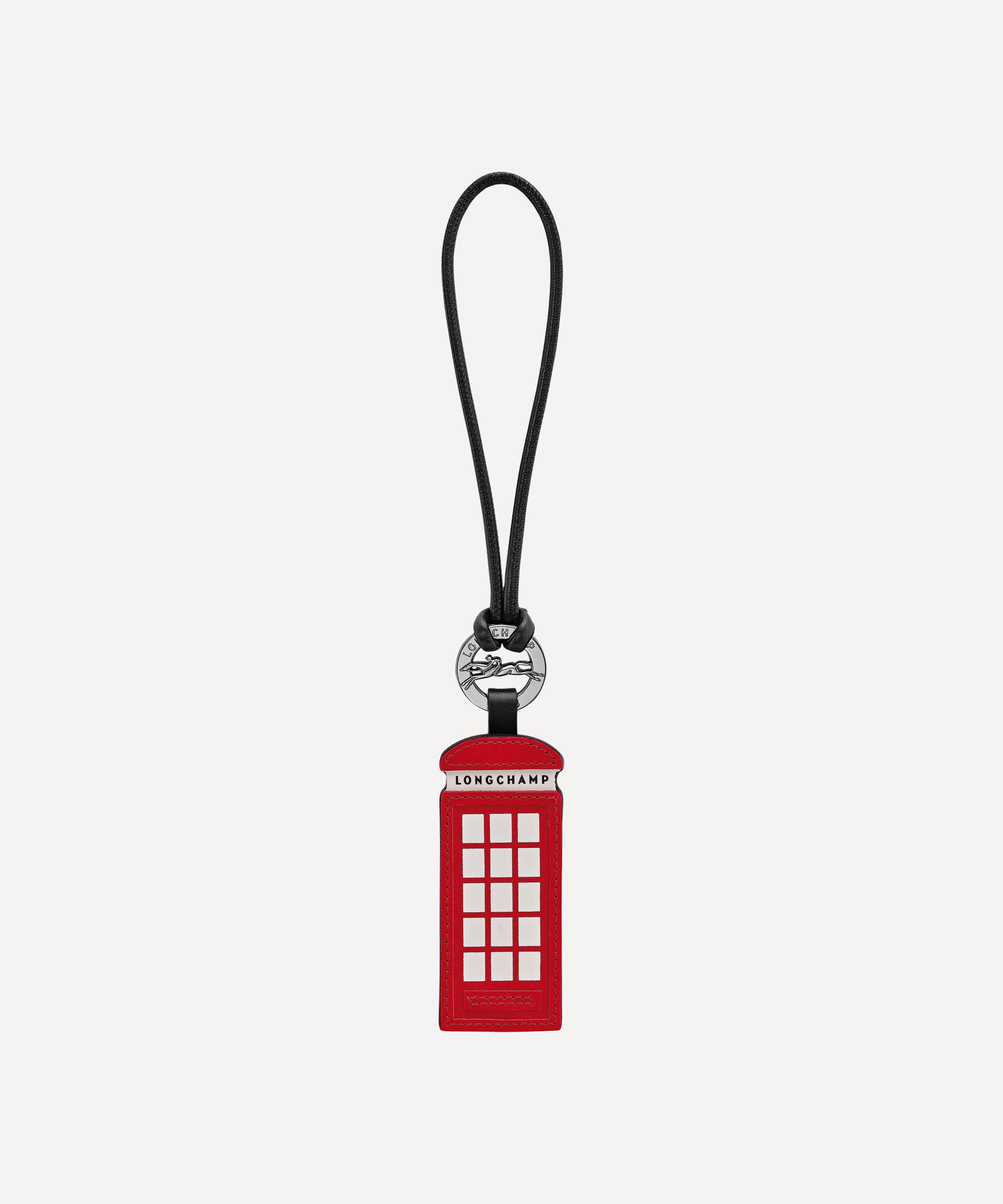 Longchamp - London Red Phone Booth Keyring image number 0