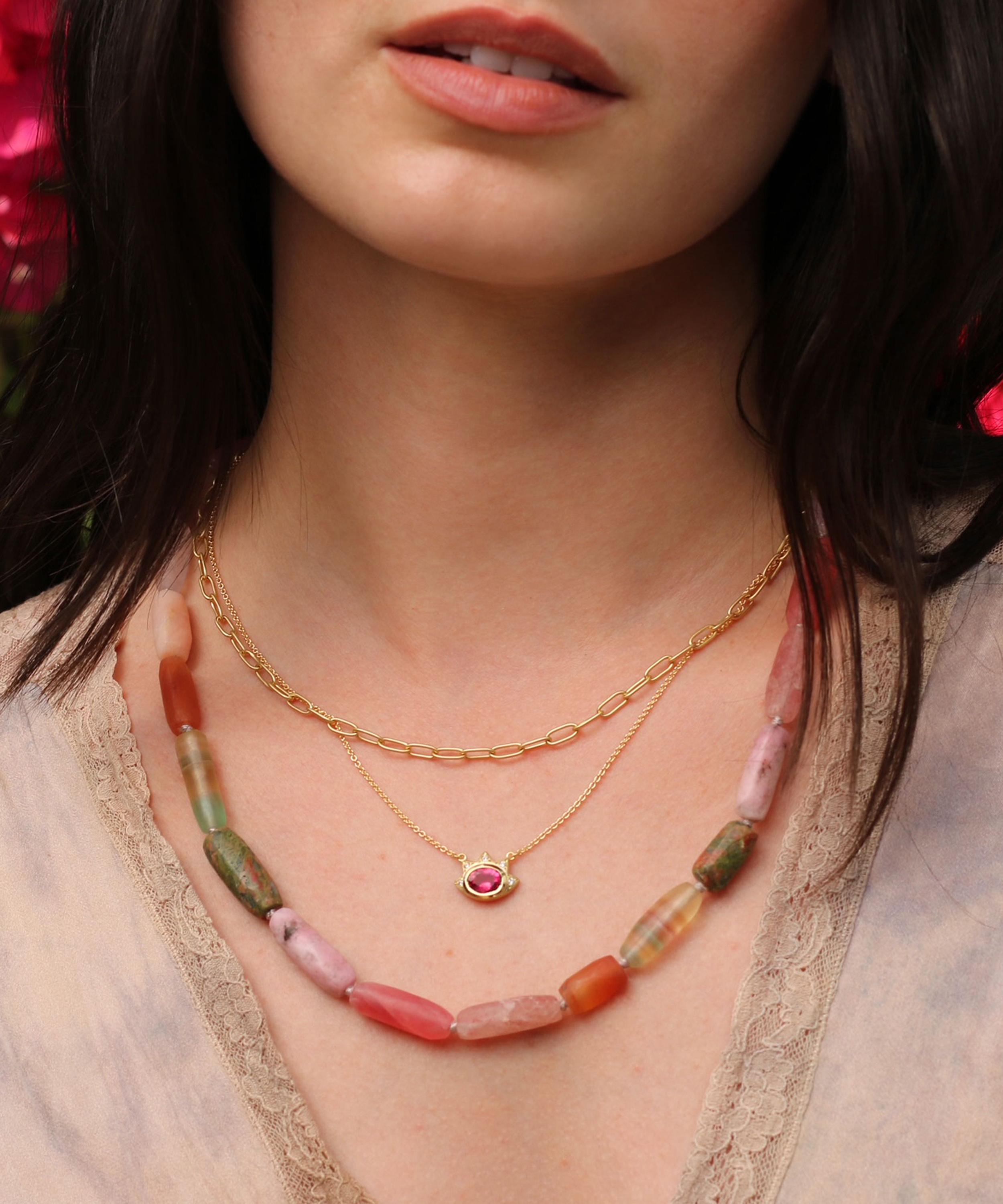 Brooke Gregson - Beaded Gemstone Necklace image number 1