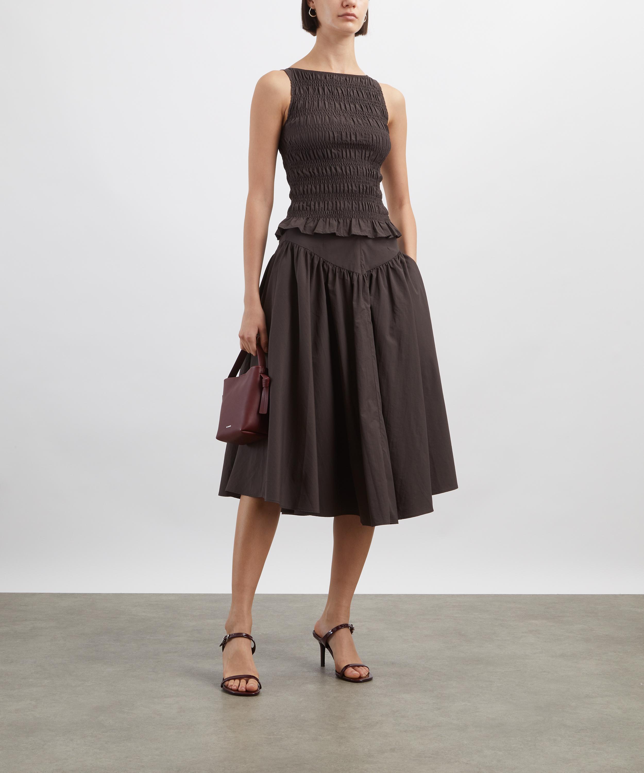 Peachy Den - Deba Chestnut Midi Skirt image number 1