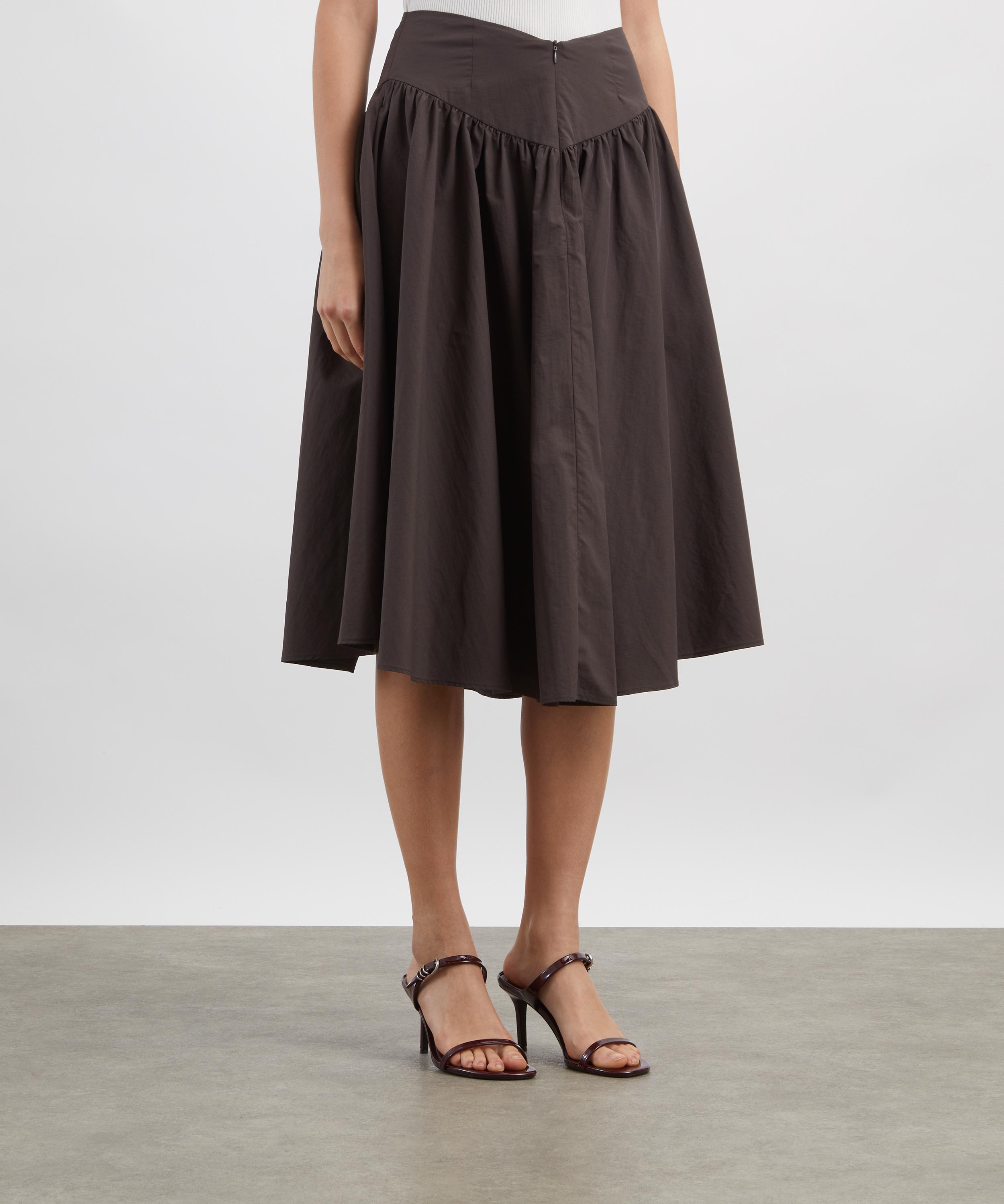 Peachy Den - Deba Chestnut Midi Skirt image number 2