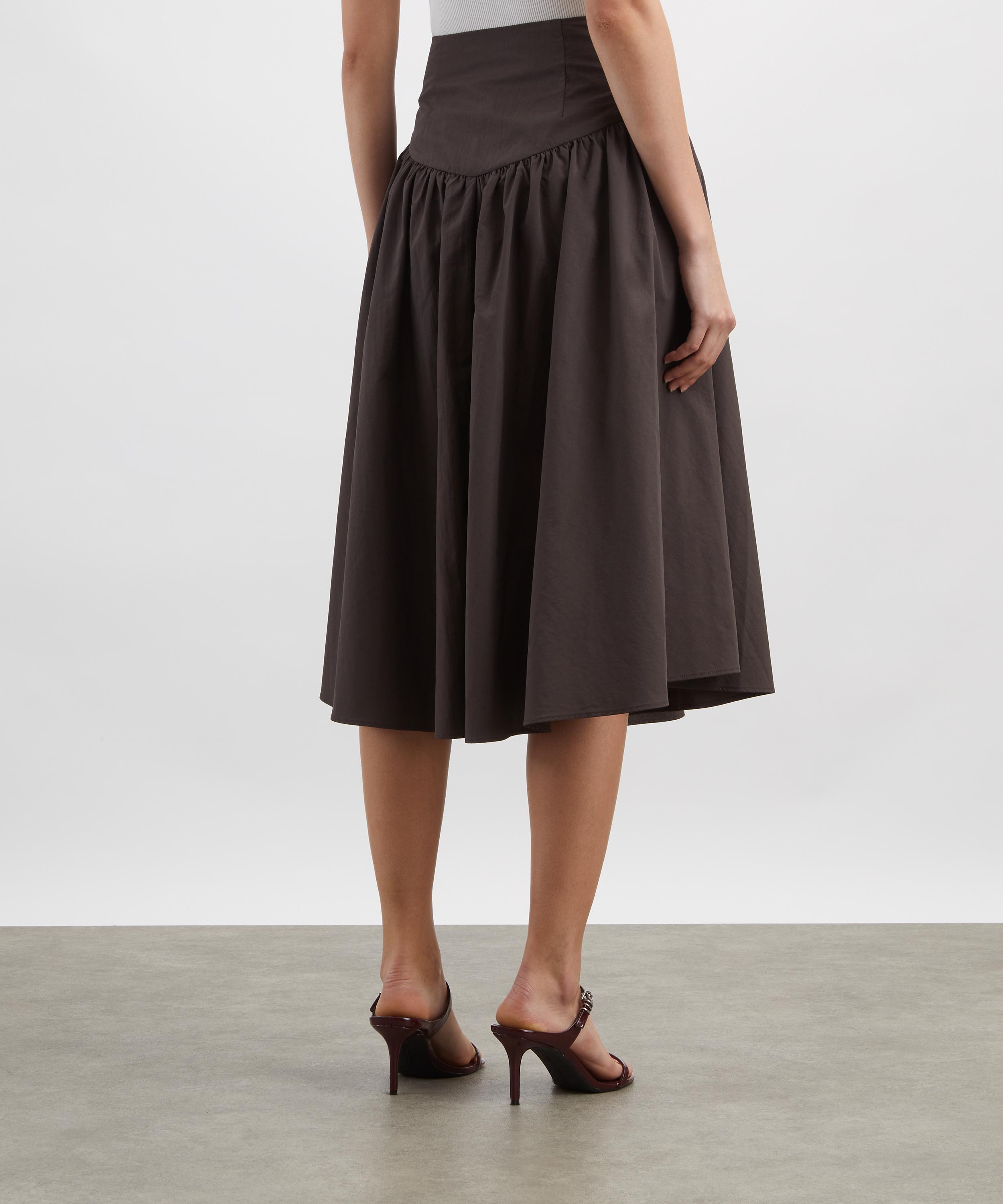 Peachy Den - Deba Chestnut Midi Skirt image number 3