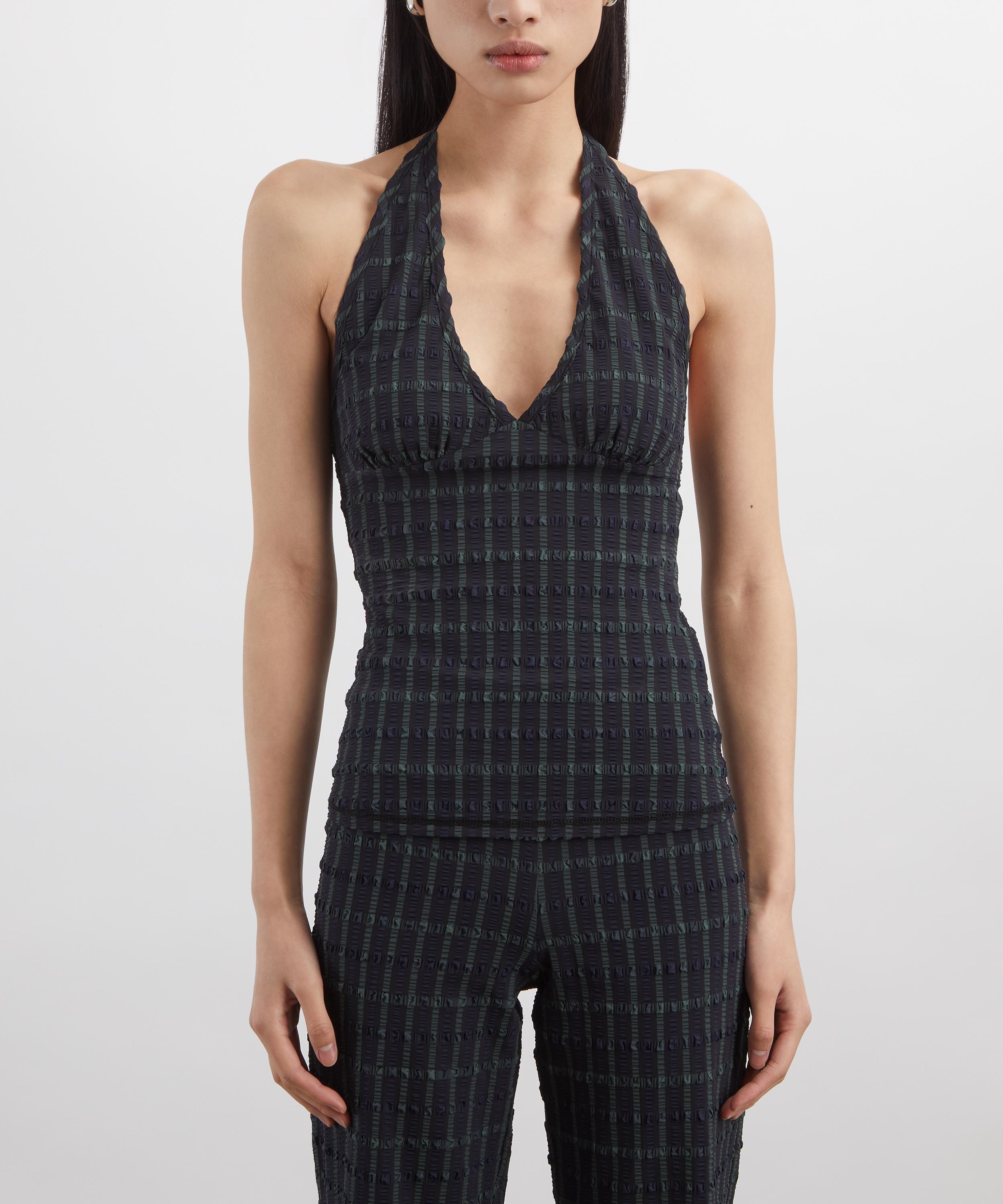 Peachy Den - Cindy Selvedge Halter Top image number 2