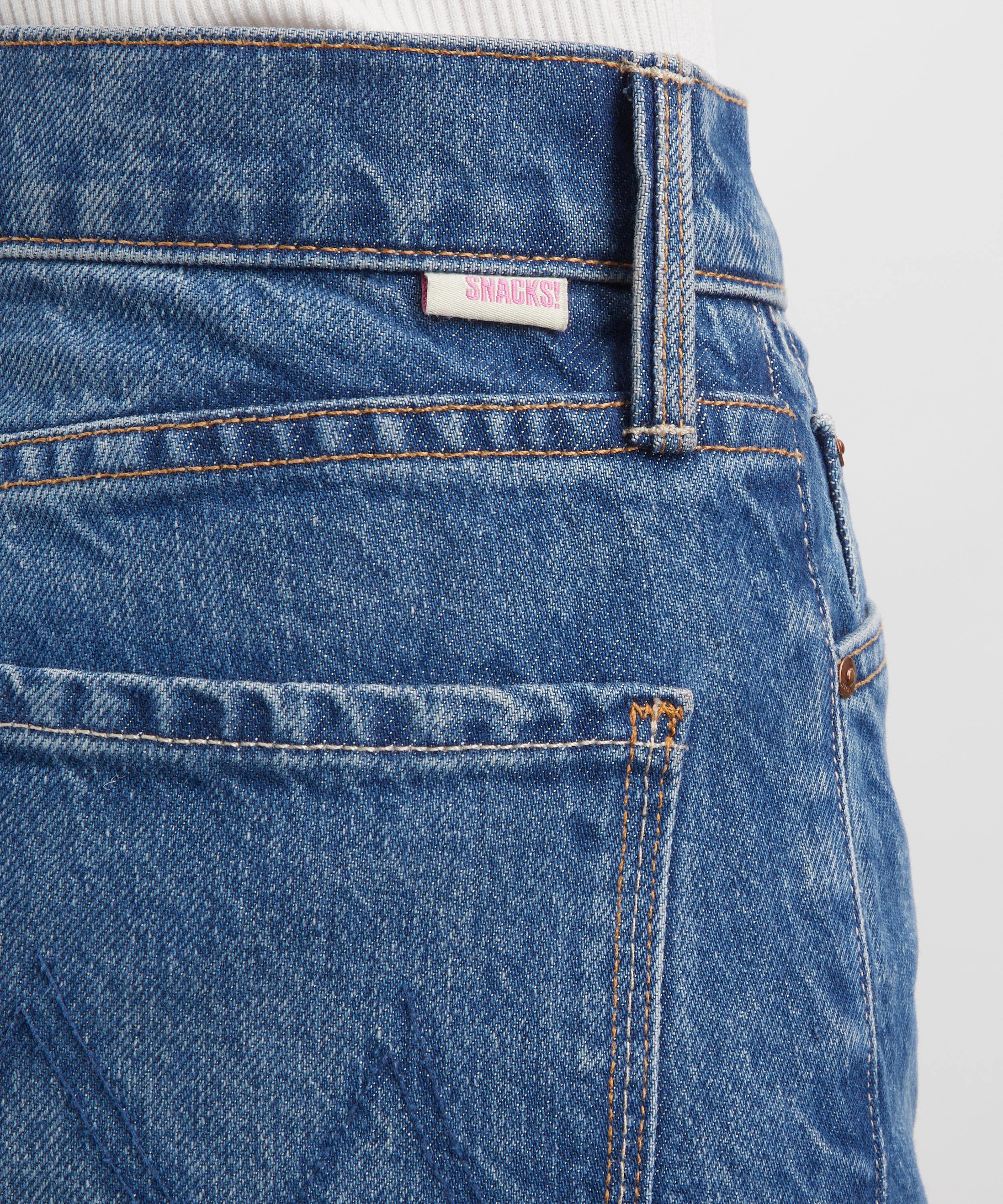 Mother - SNACKS Mixer Heel Loose-Leg Jeans image number 4