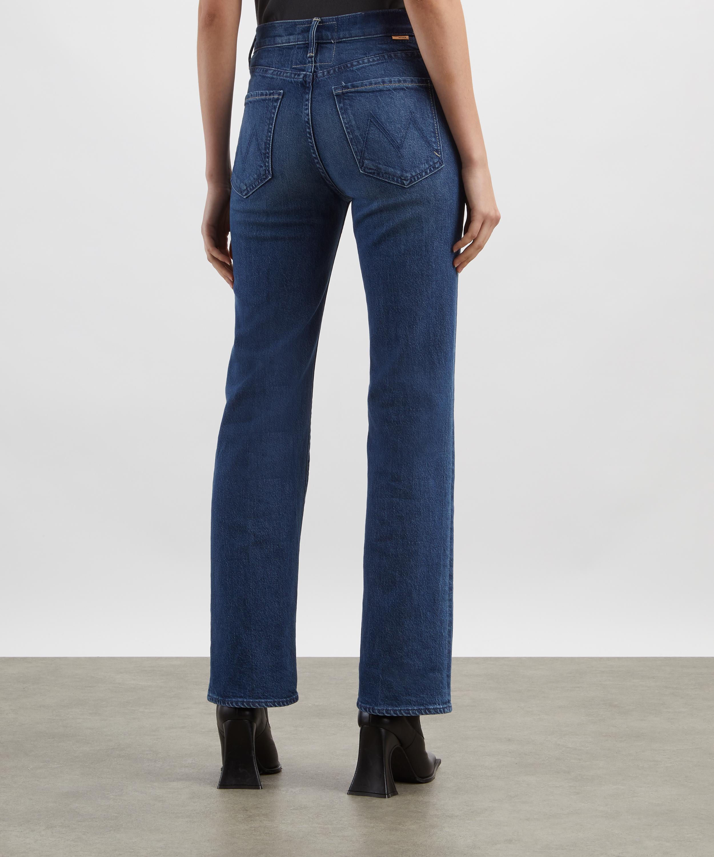 Mother - Full Pipe Skimp Wide Barrel-Leg Jeans image number 3