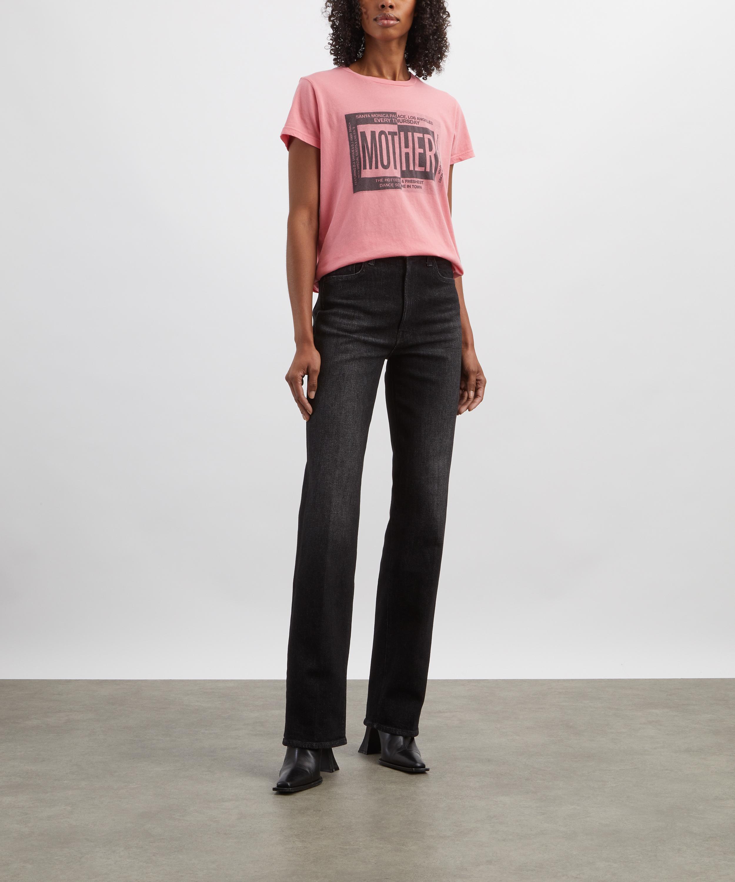 Mother - The Rambler Zip High-Rise Straight-Leg Heel Jeans image number 1