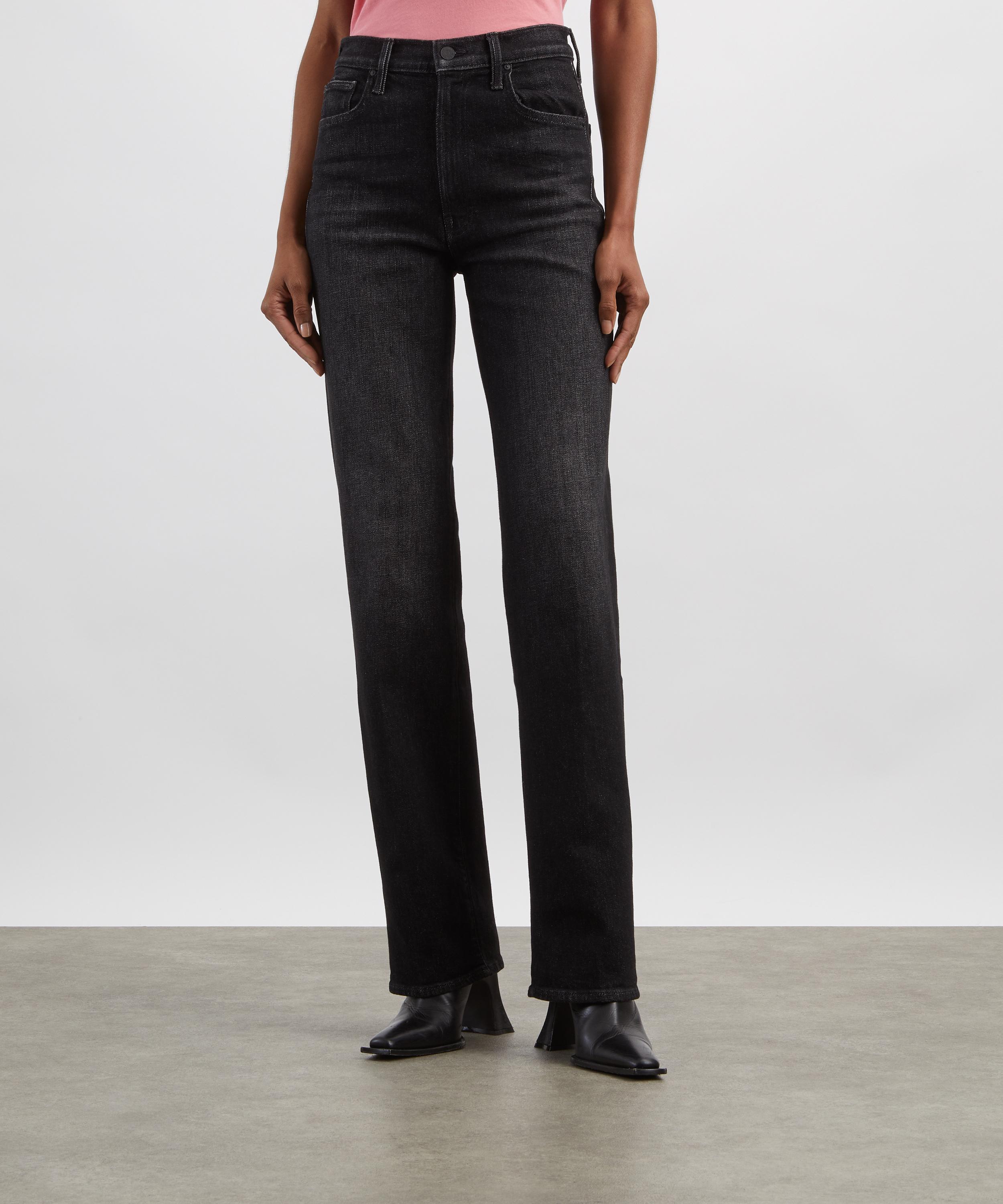 Mother - The Rambler Zip High-Rise Straight-Leg Heel Jeans image number 2