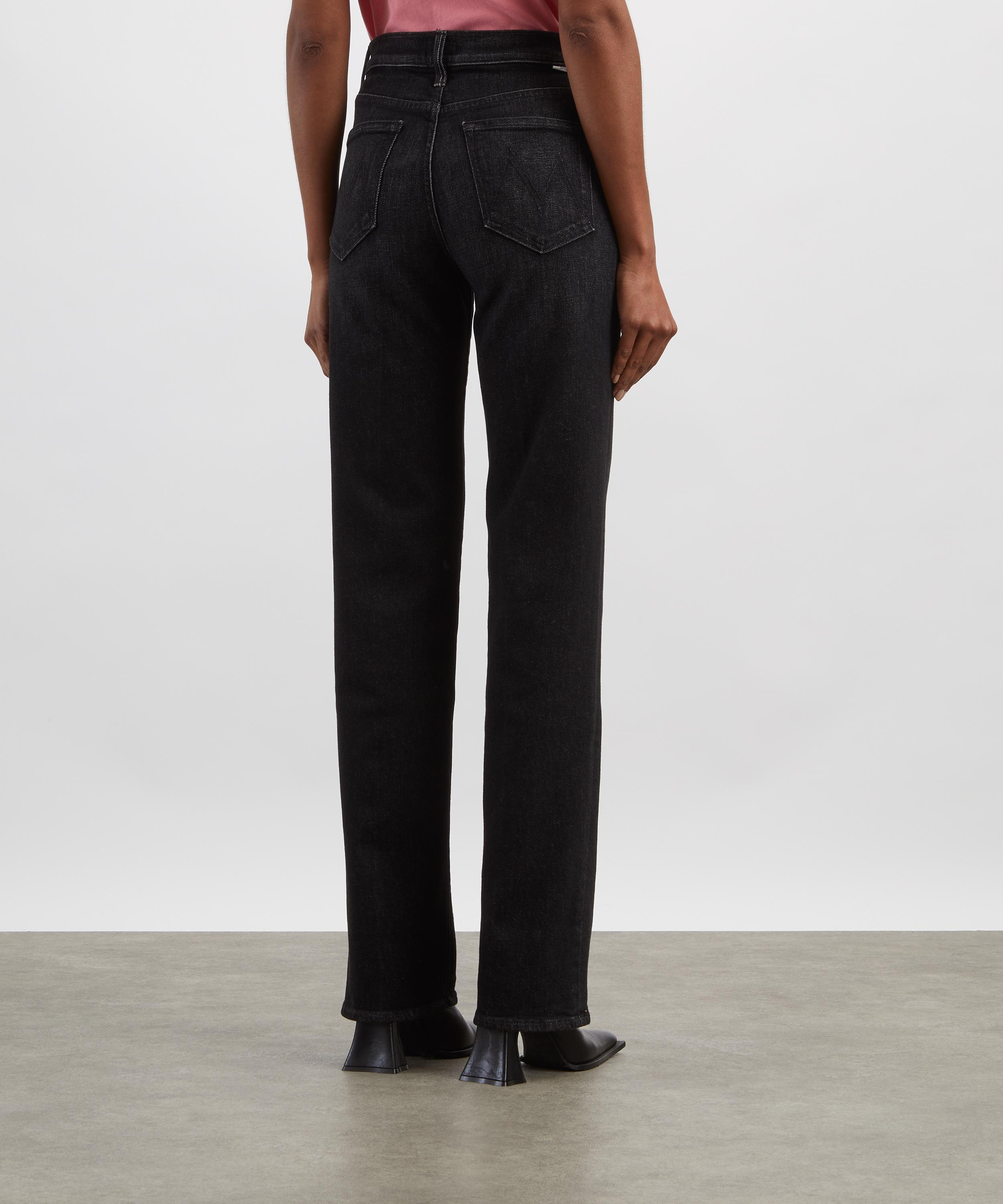 Mother - The Rambler Zip High-Rise Straight-Leg Heel Jeans image number 3
