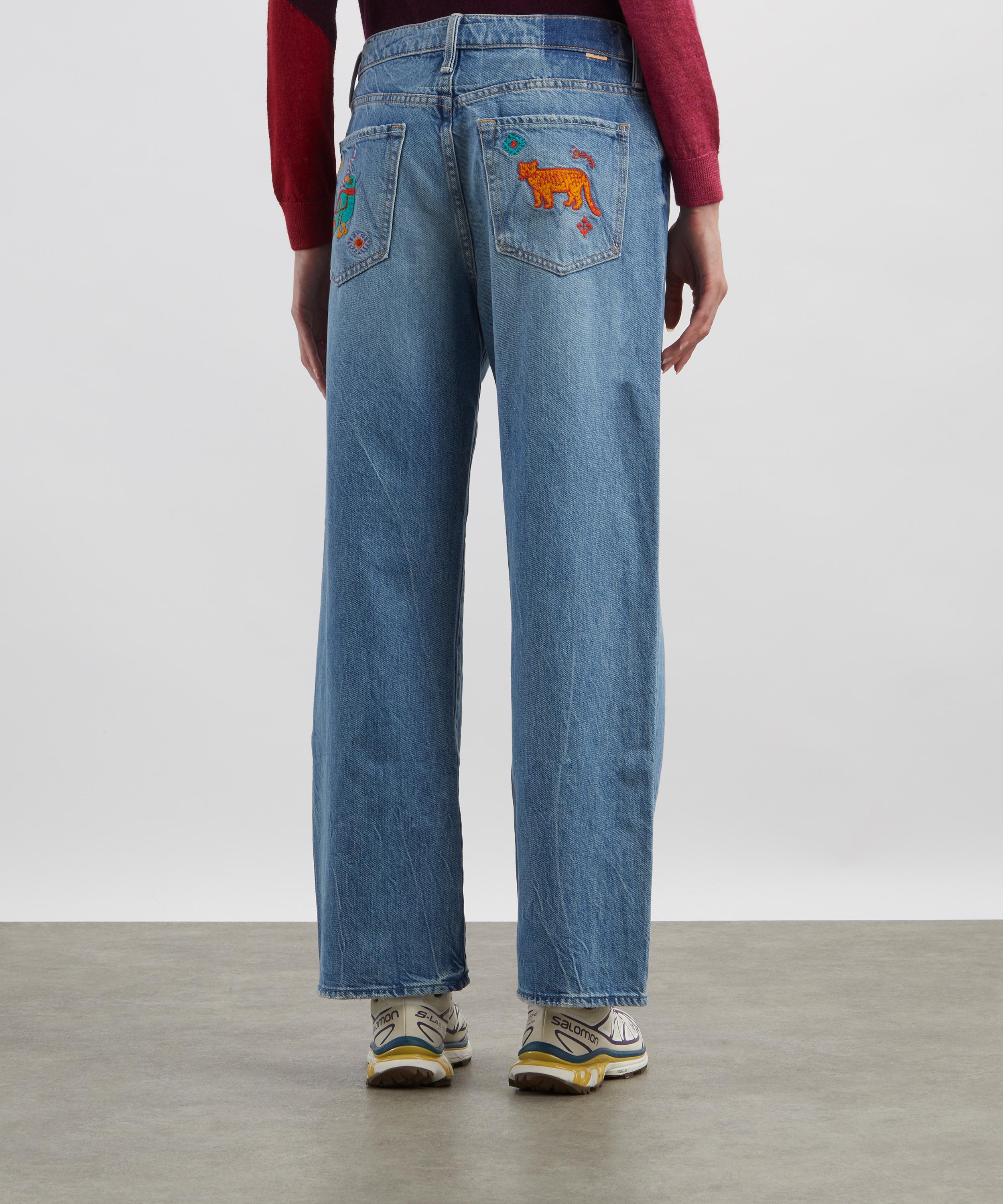 Mother - The Dodger Flood Jeans in That&rsquo;s All Folks image number 3