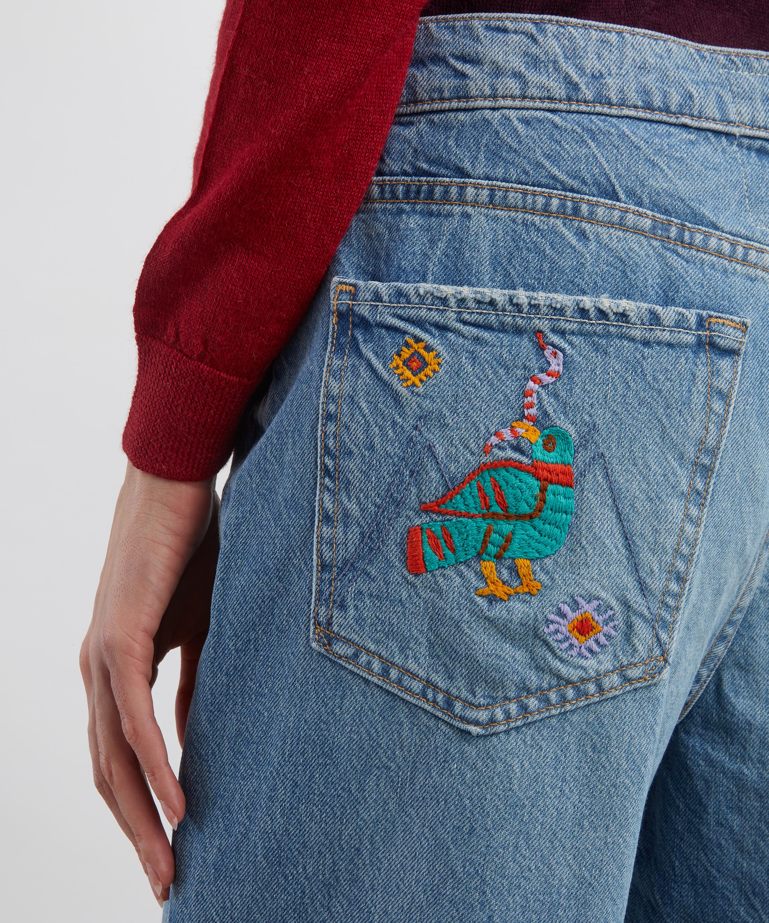 Mother - The Dodger Flood Jeans in That&rsquo;s All Folks image number 4