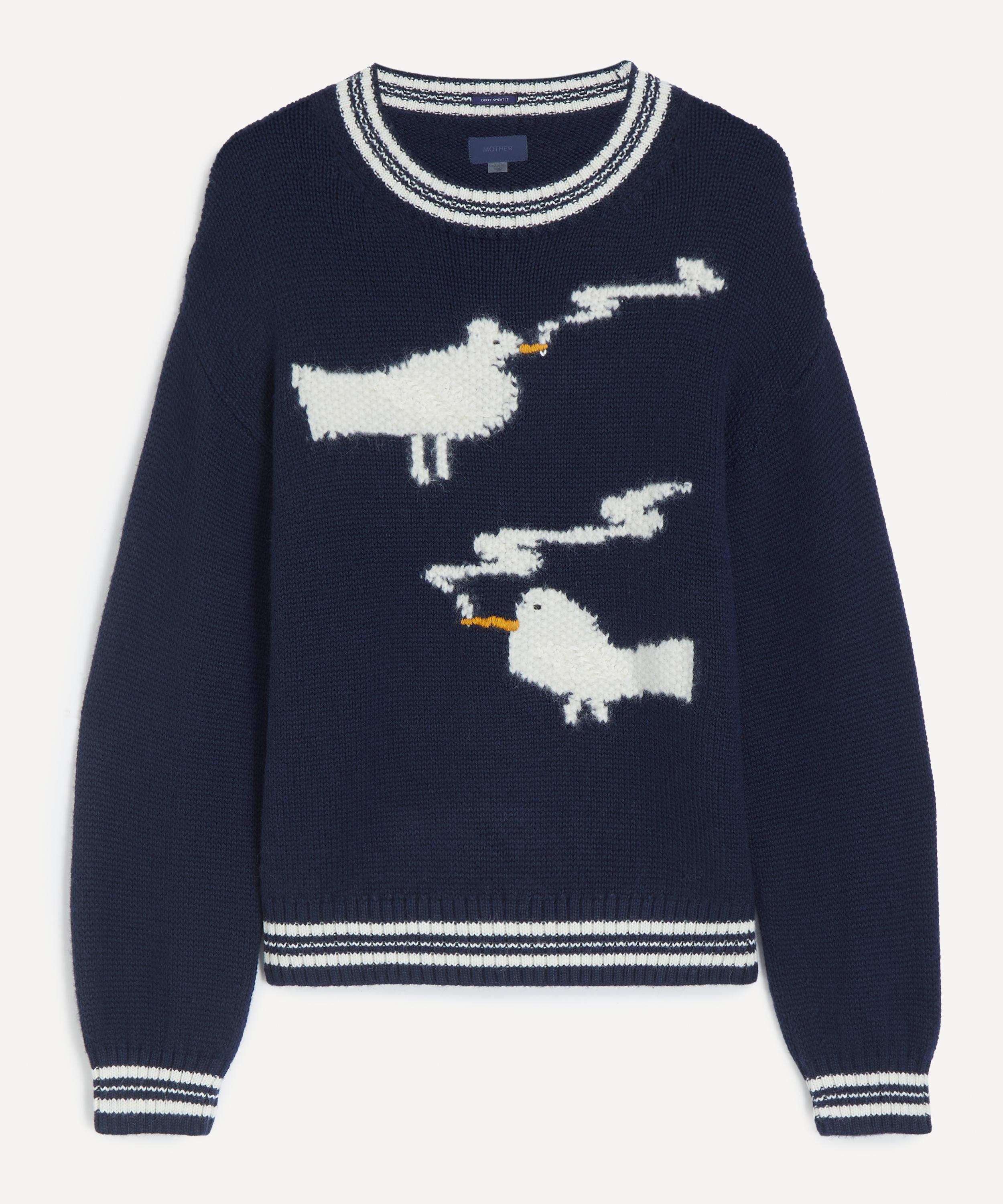 Mother - Oversized Stoned Birds Jumper