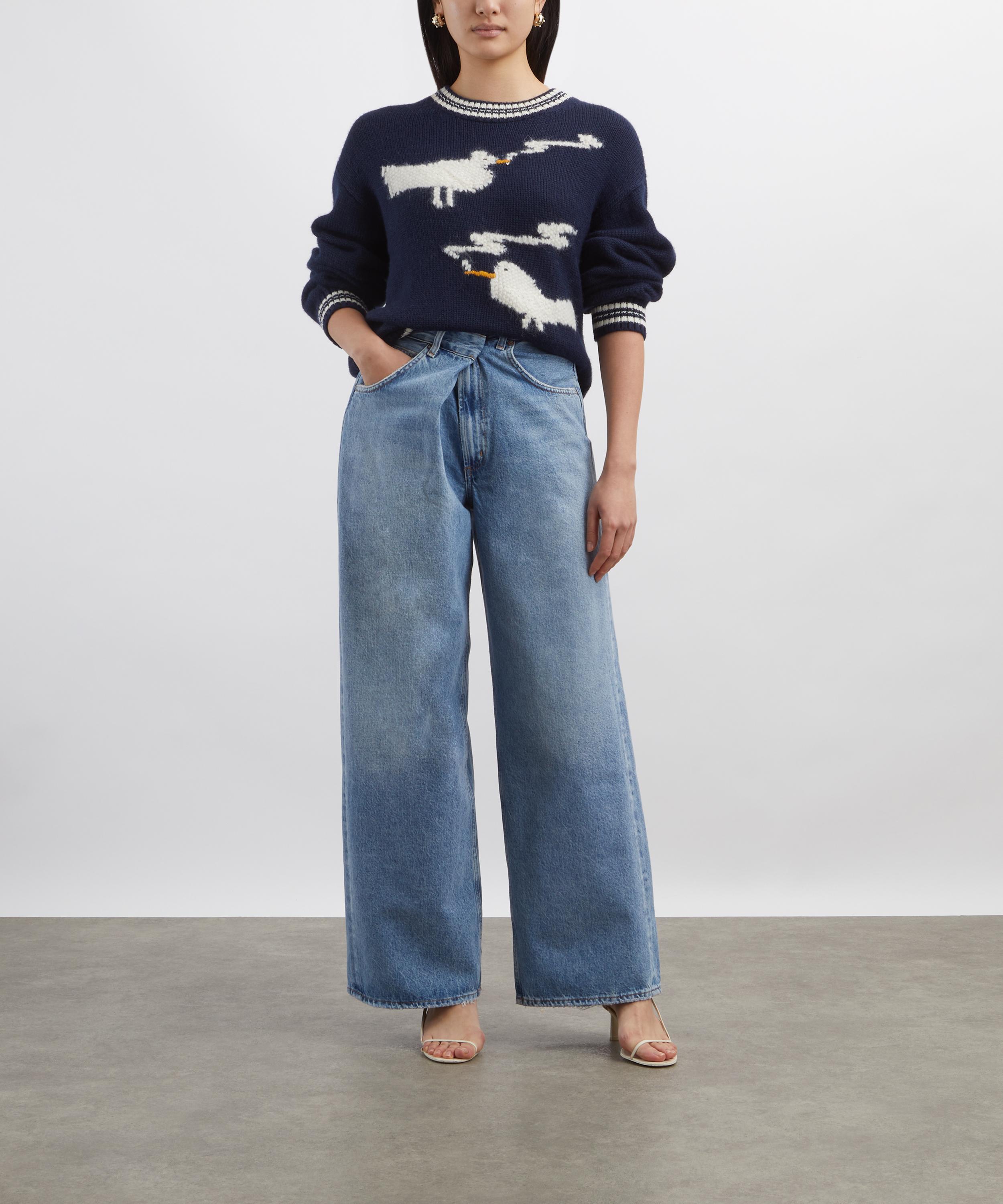 Mother - Oversized Stoned Birds Jumper image number 1