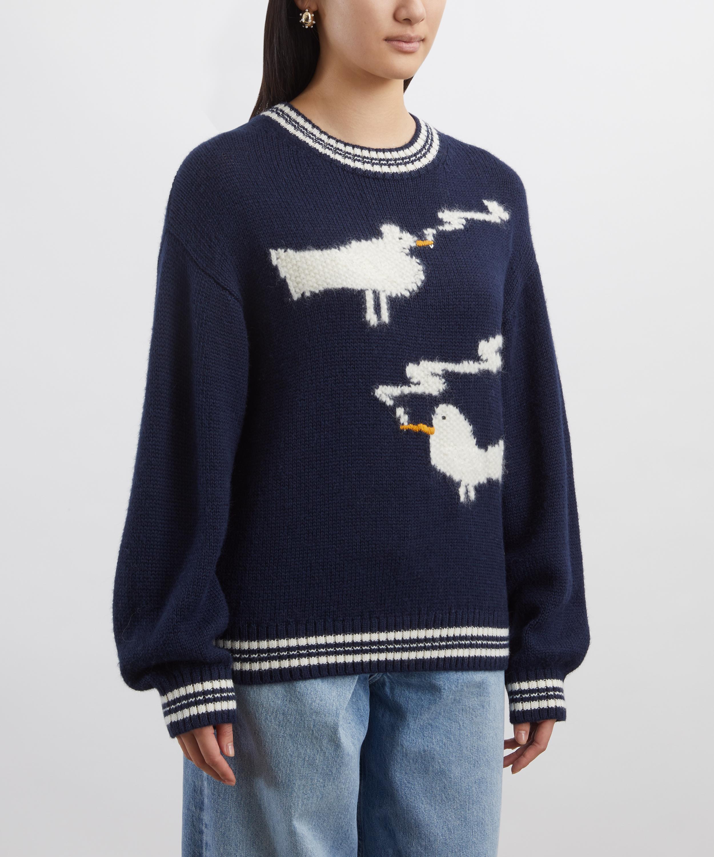 Mother - Oversized Stoned Birds Jumper image number 2